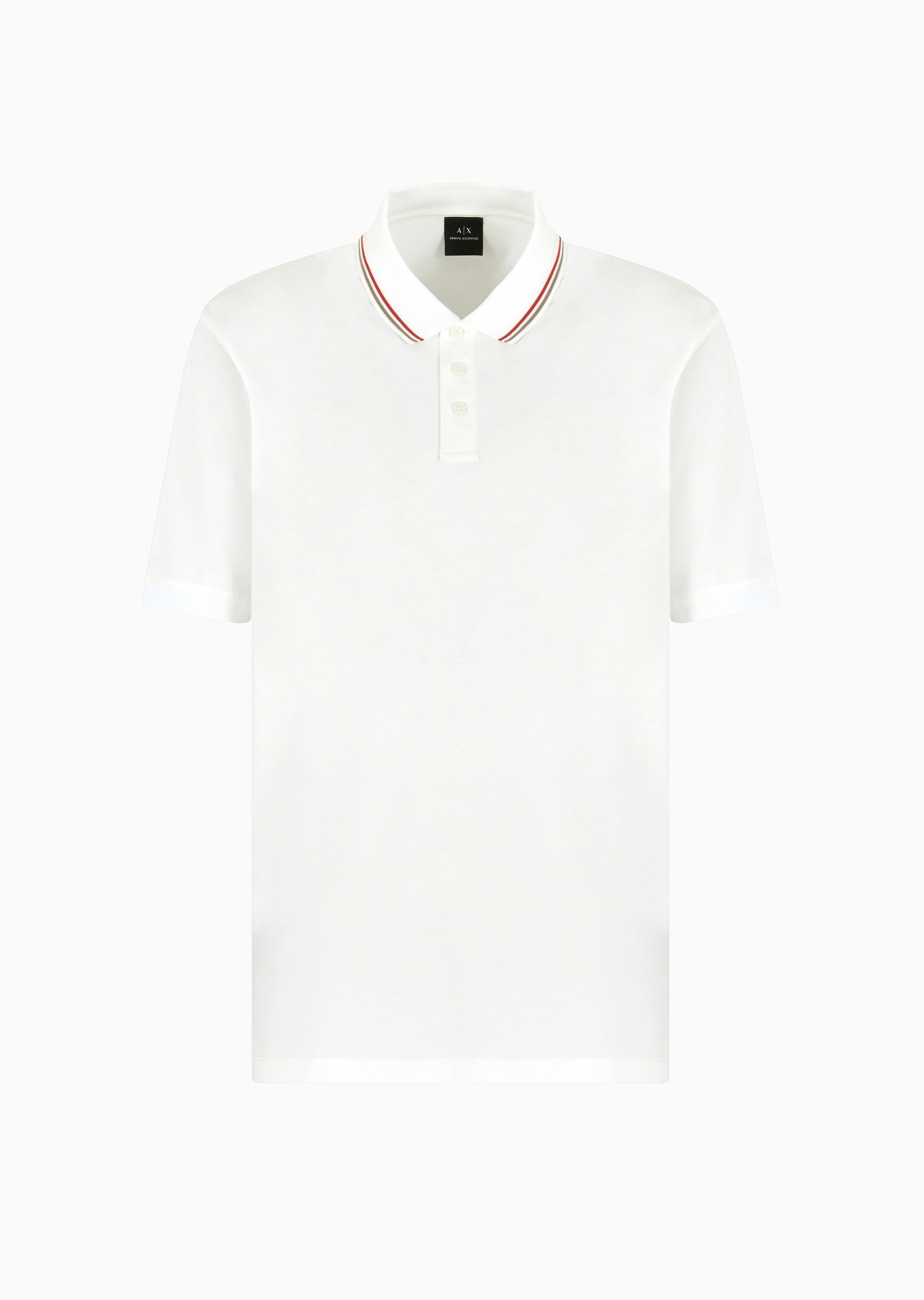 ARMANI EXCHANGE 男士全棉宽松短袖翻领标识刺绣Polo衫