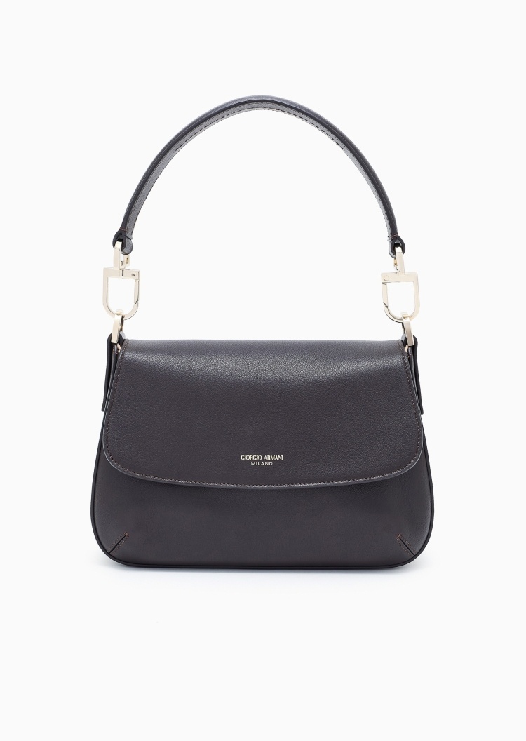 Giorgio Armani 女士羊皮革商务通勤休闲单肩手提斜挎包