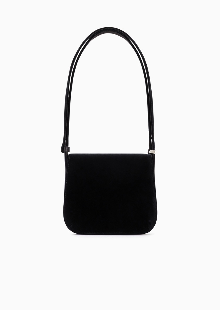 Giorgio Armani 女士商务休闲复古通勤翻盖斜挎单肩手提包