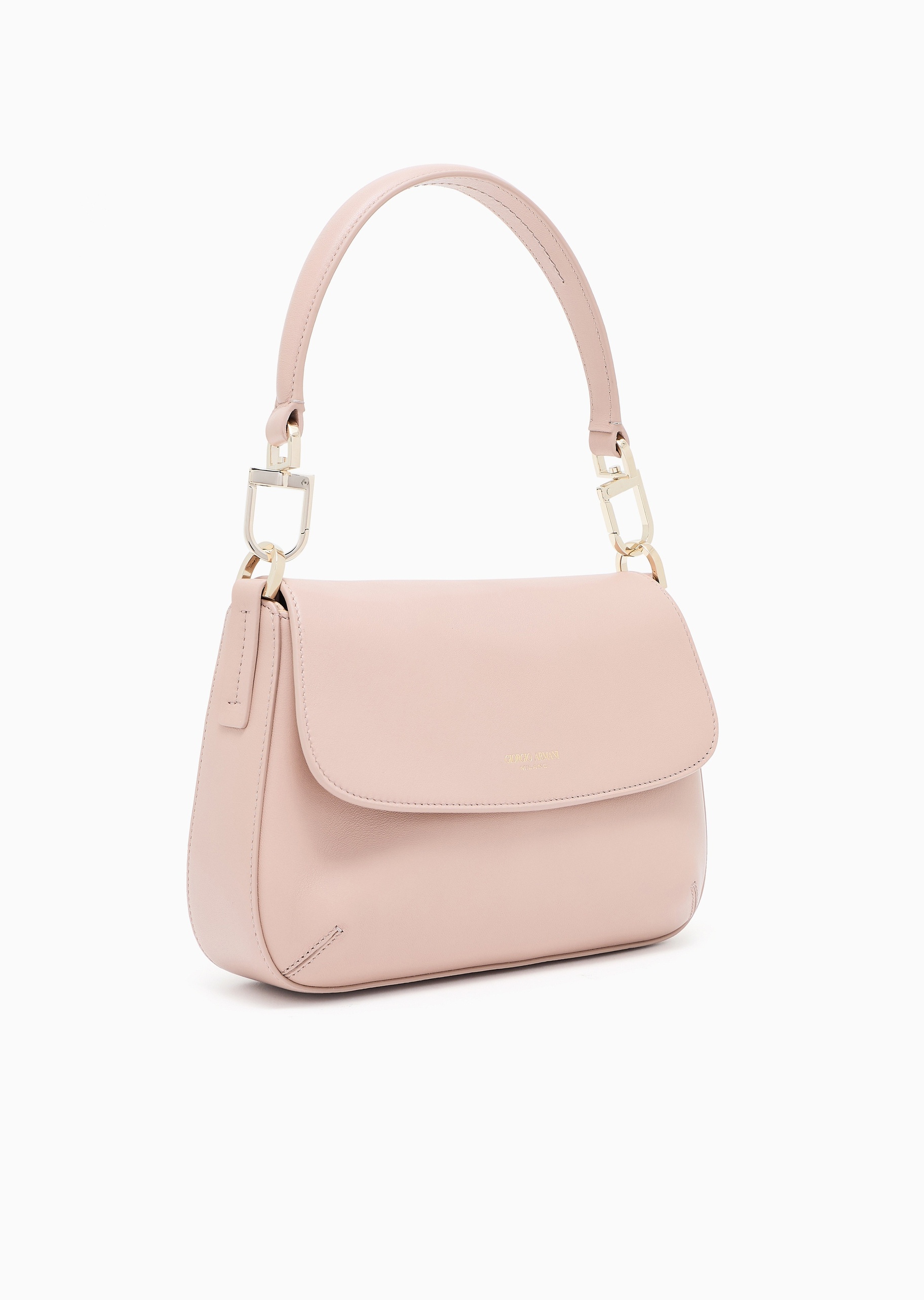 Giorgio Armani 女士羊皮革商务通勤休闲单肩手提斜挎包