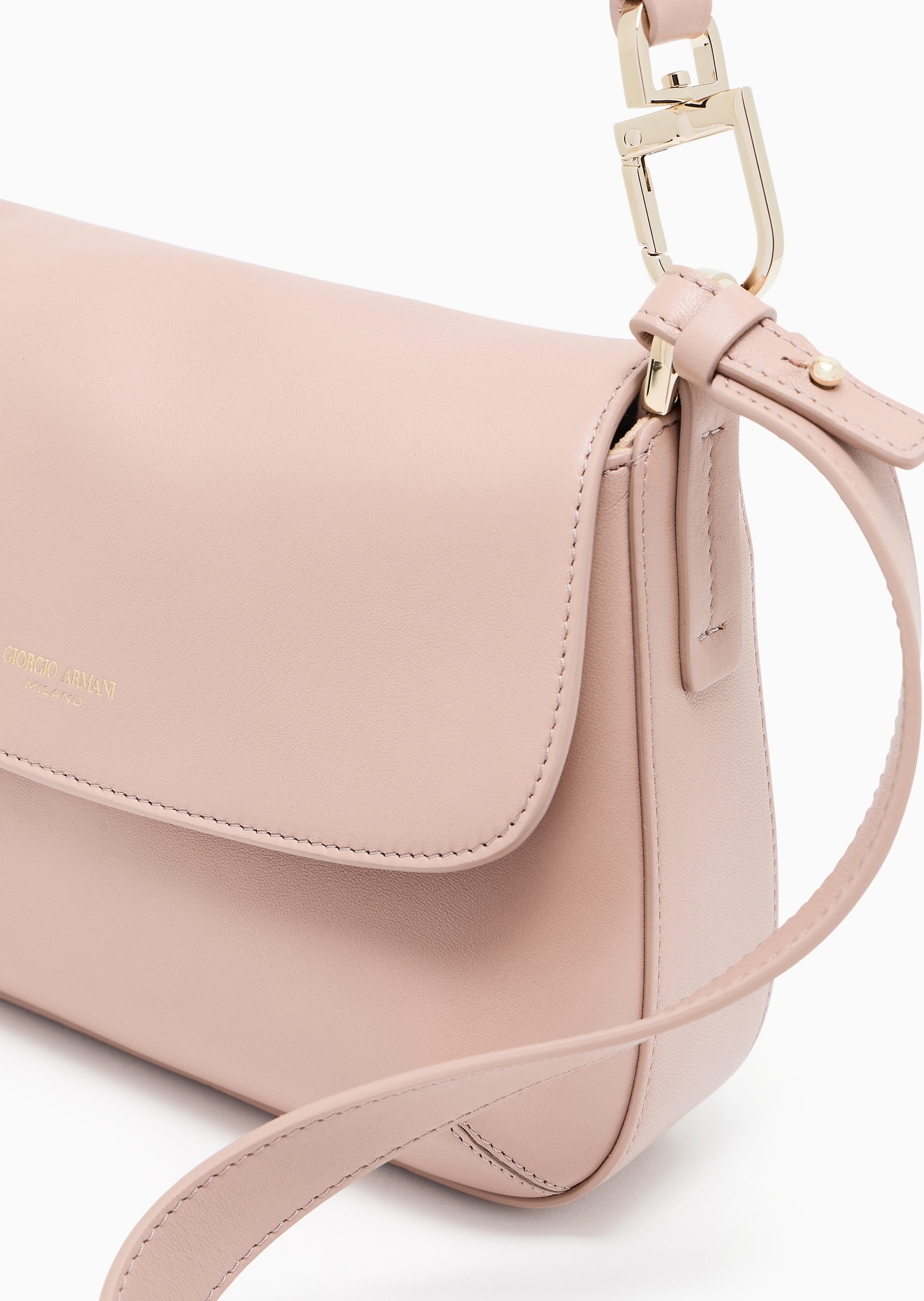 Giorgio Armani 女士羊皮革商务通勤休闲单肩手提斜挎包