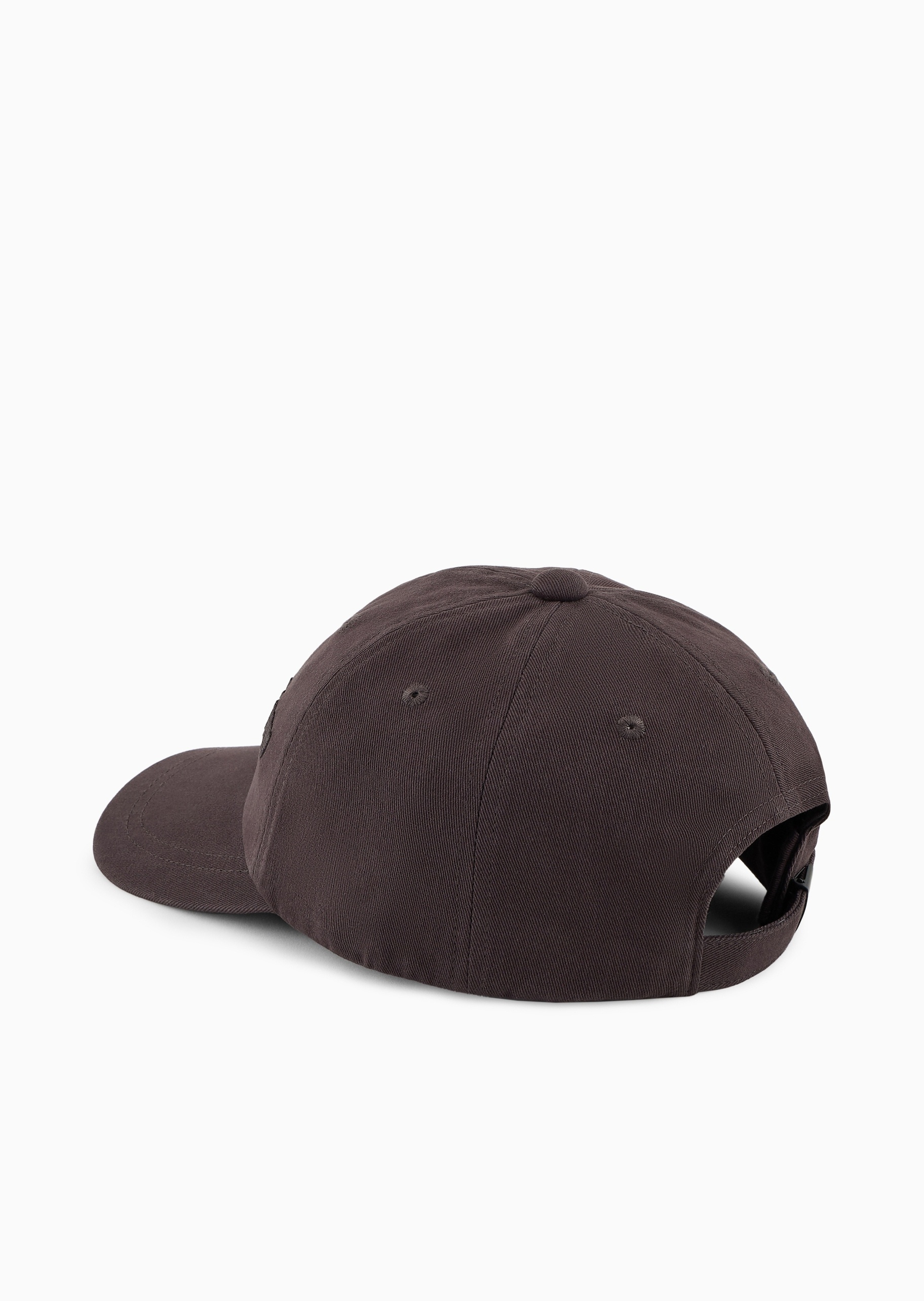 Emporio Armani 男士全棉封扣圆顶弯檐LOGO刺绣棒球帽