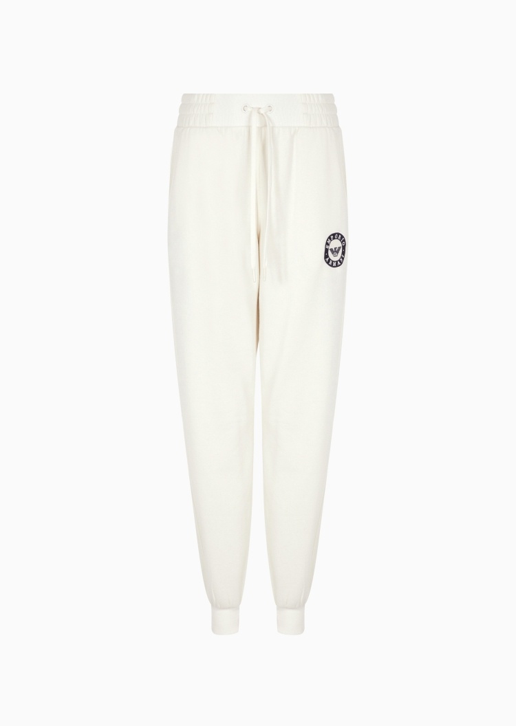 Emporio Armani 女士时尚轻运动束脚长裤家居睡裤