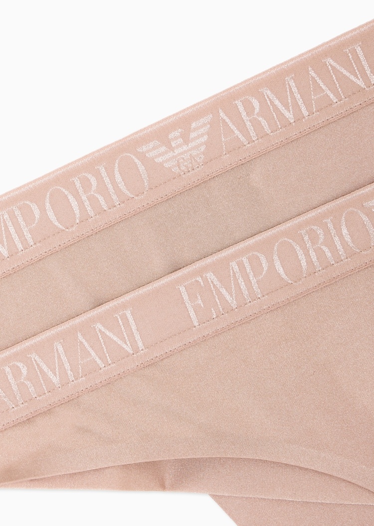 Emporio Armani 女士两条装弹力性感丁字裤时尚轻奢