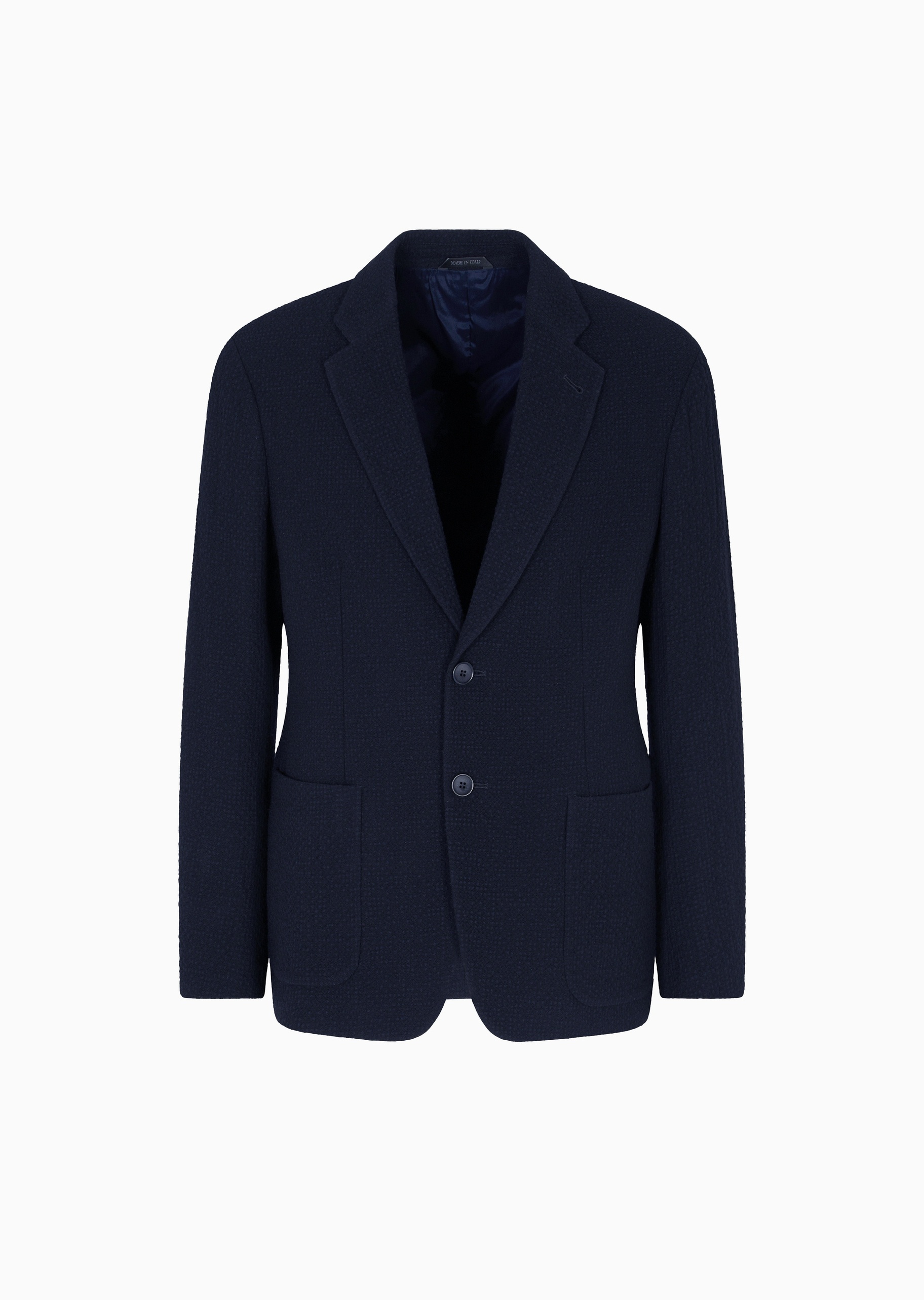 Giorgio Armani 男士绵羊毛平驳领休闲西服西装外套