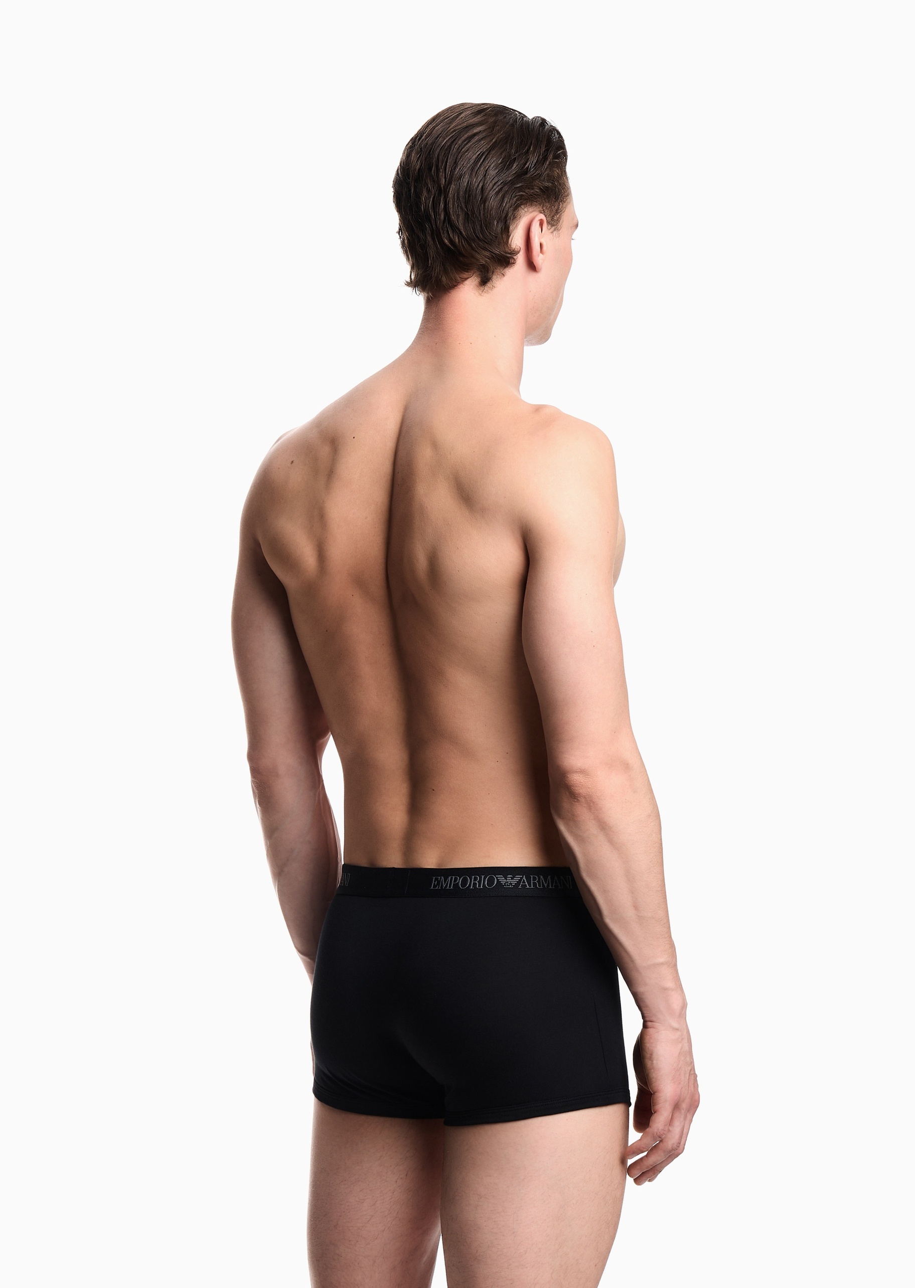 Emporio Armani 男士三条装纯棉平角内裤轻奢礼物