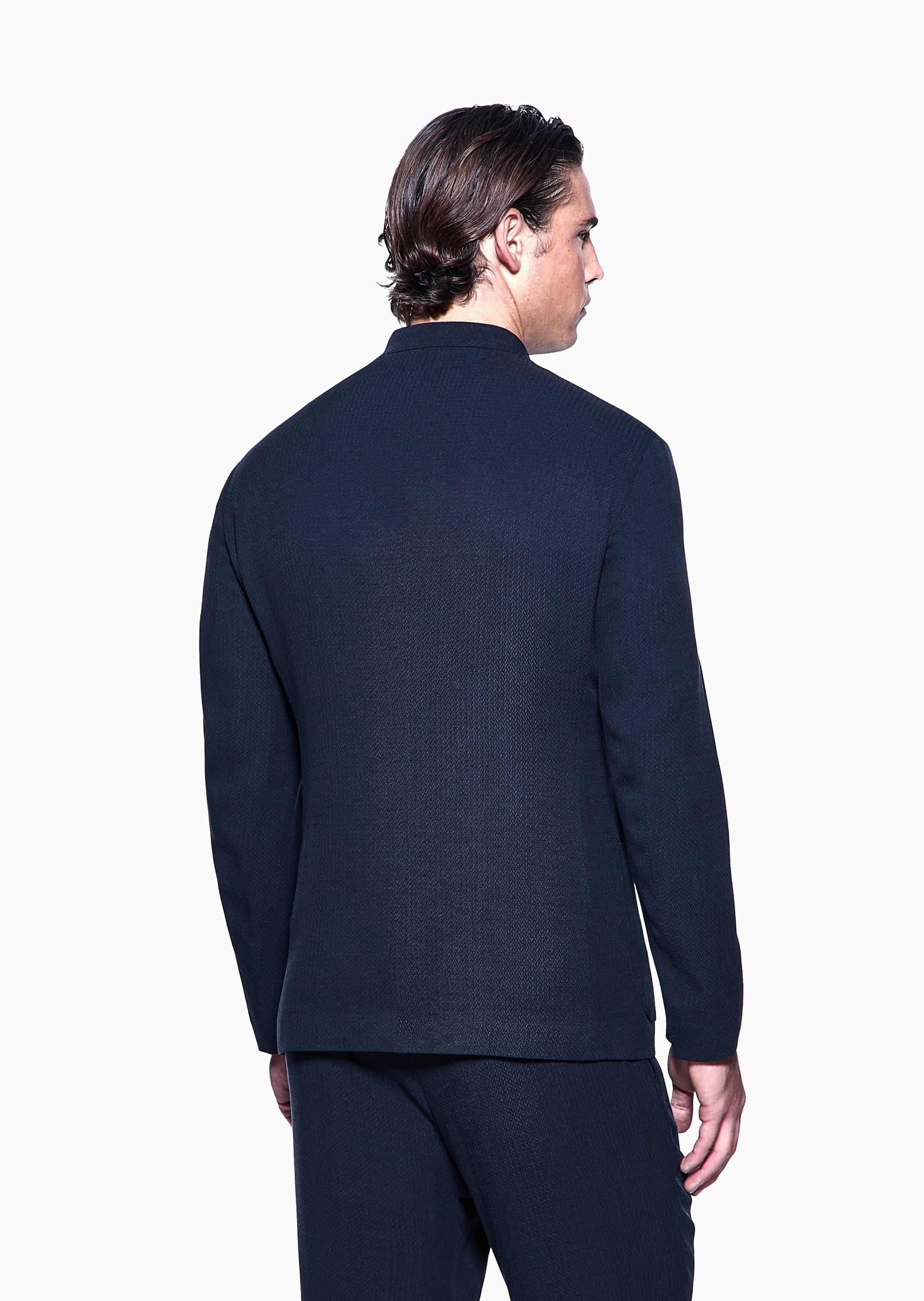 Giorgio Armani 男士小立领绅士风商务休闲西服西装外套