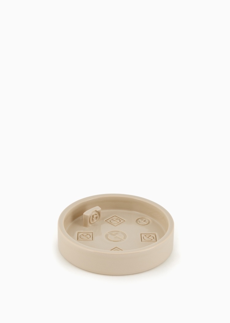 ARMANI CASA TARA 釉面陶瓷圆形秘鲁圣木燃烧盘