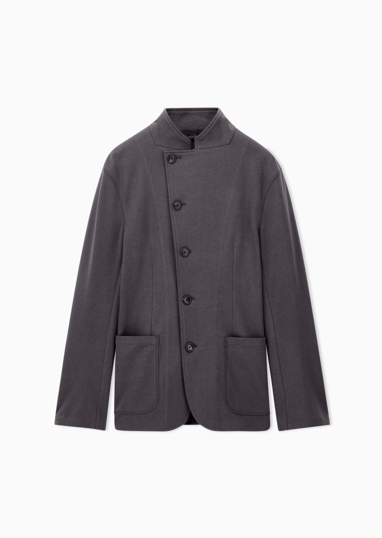 Emporio Armani 男士小立领商务绅士风休闲西服西装外套