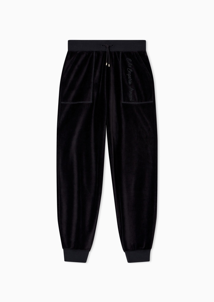 EA7 女士宽松束脚重磅户外健身训练运动卫裤