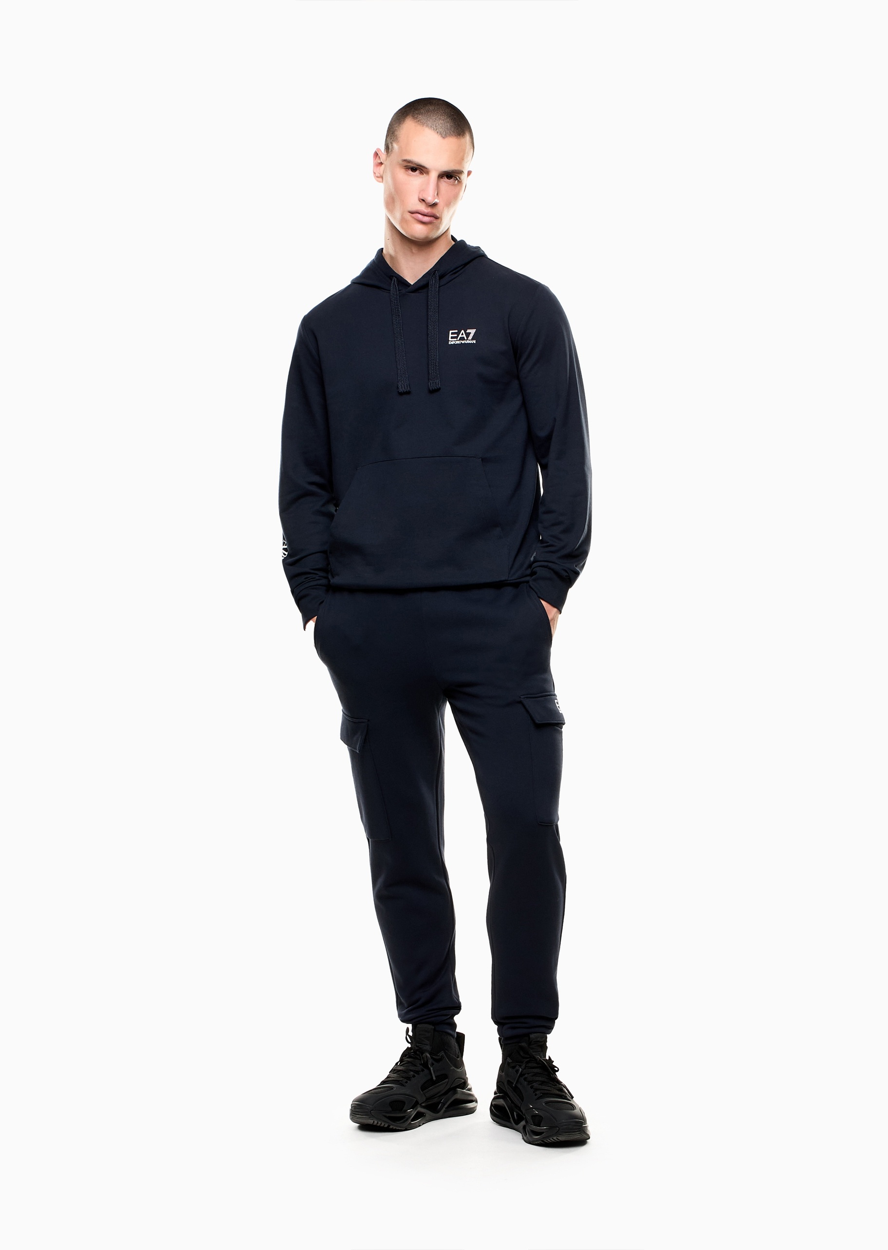 EA7 男士工装锥形束脚微弹户外健身训练运动卫裤