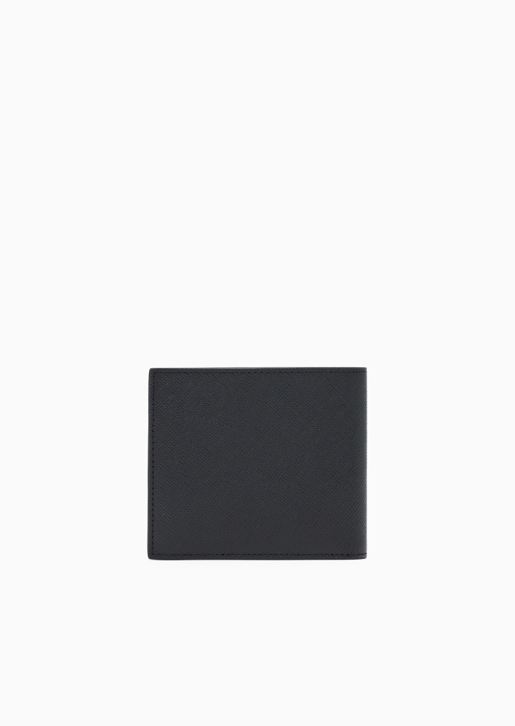 ARMANI EXCHANGE 男士牛皮革钱包钥匙圈小皮具套装