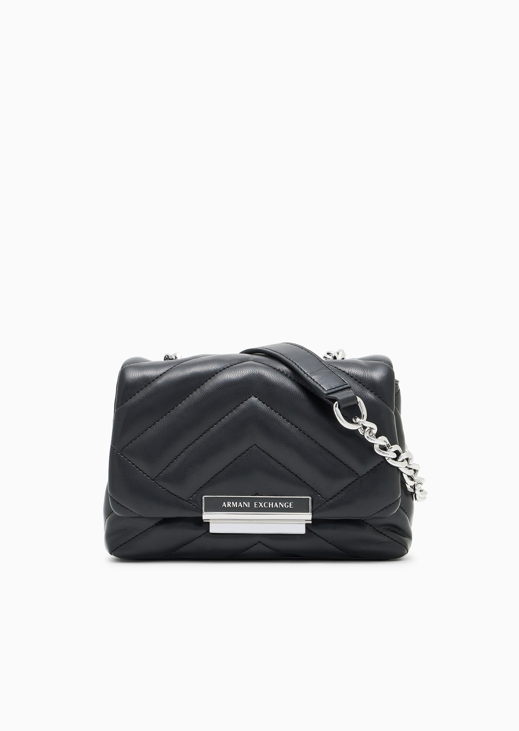 ARMANI EXCHANGE 女士翻盖可调节肩带单肩斜挎迷你包