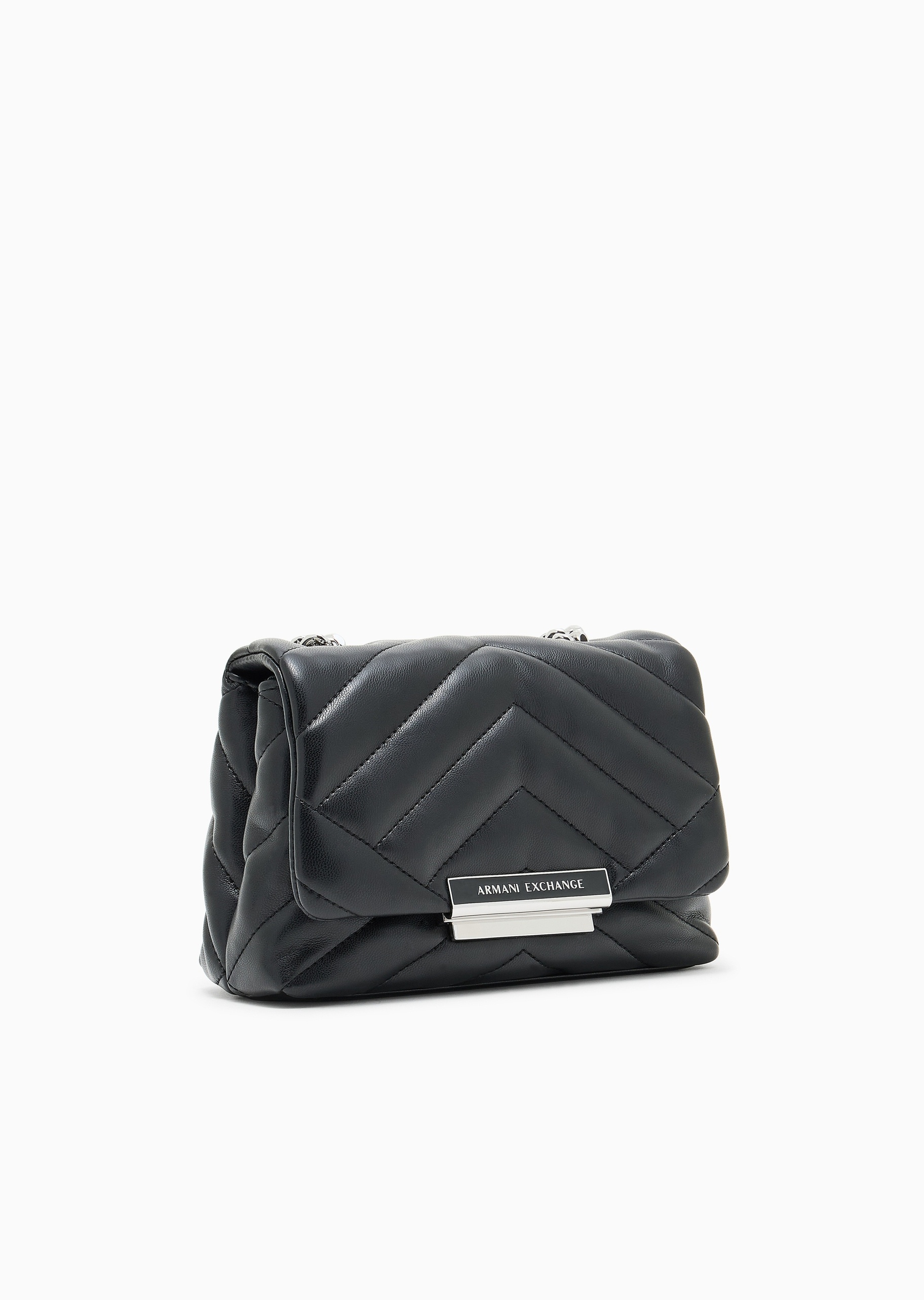 ARMANI EXCHANGE 女士翻盖可调节肩带单肩斜挎迷你包