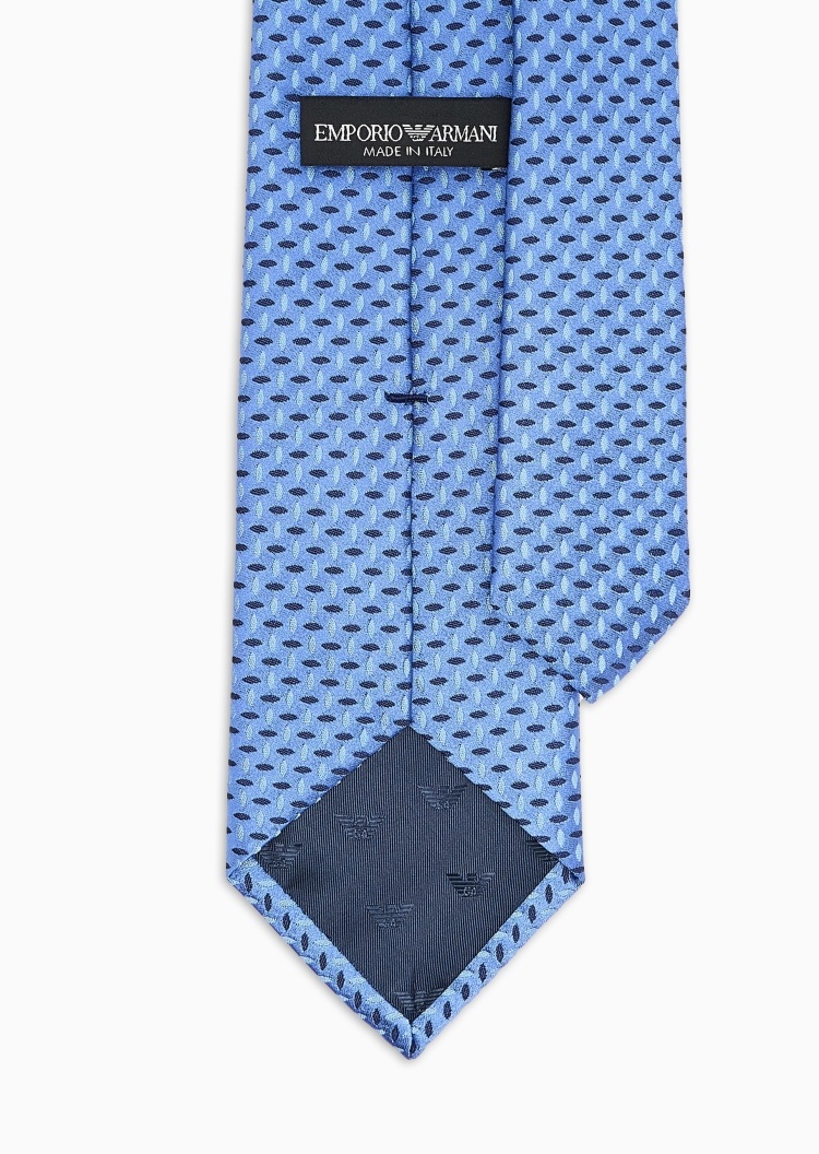 Emporio Armani 男士桑蚕丝商务正装领带配饰礼物