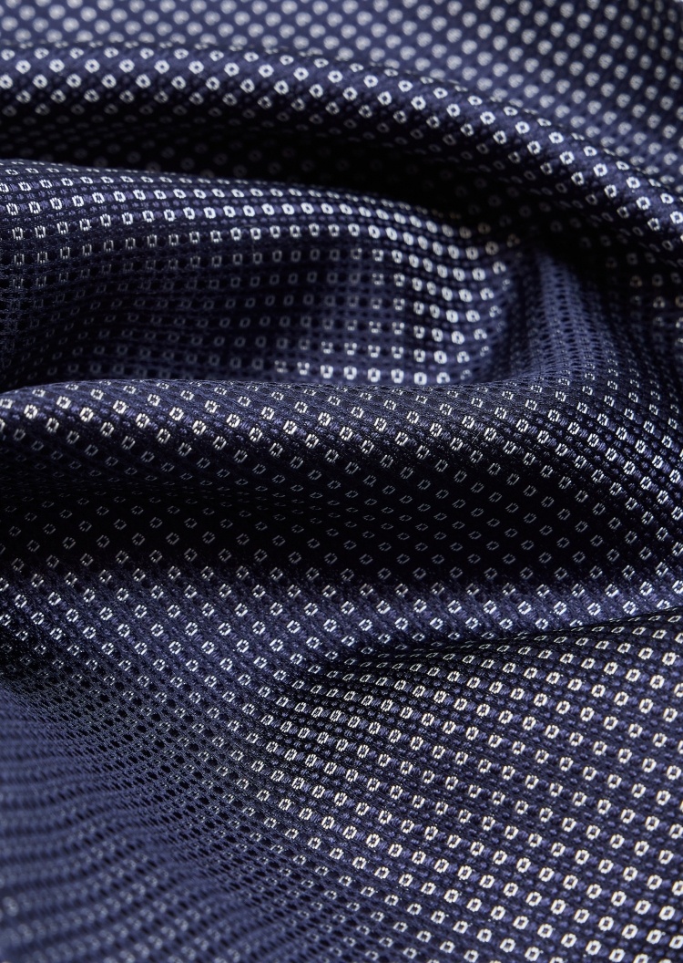 Giorgio Armani 男士桑蚕丝正方形撞色提花口袋巾