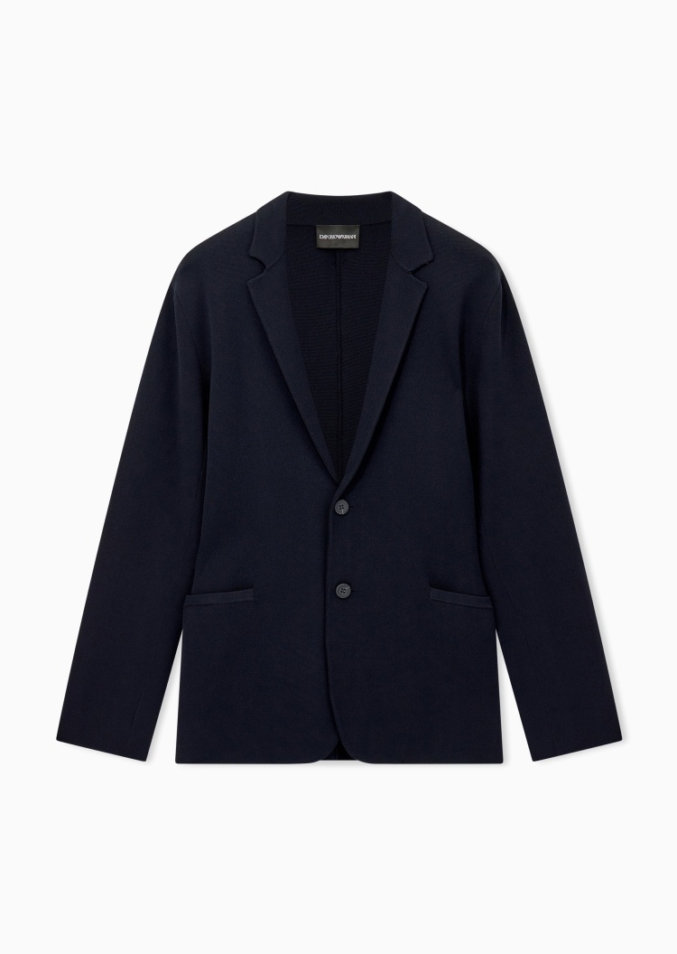 Emporio Armani 男士平驳领商务绅士风休闲西服西装外套