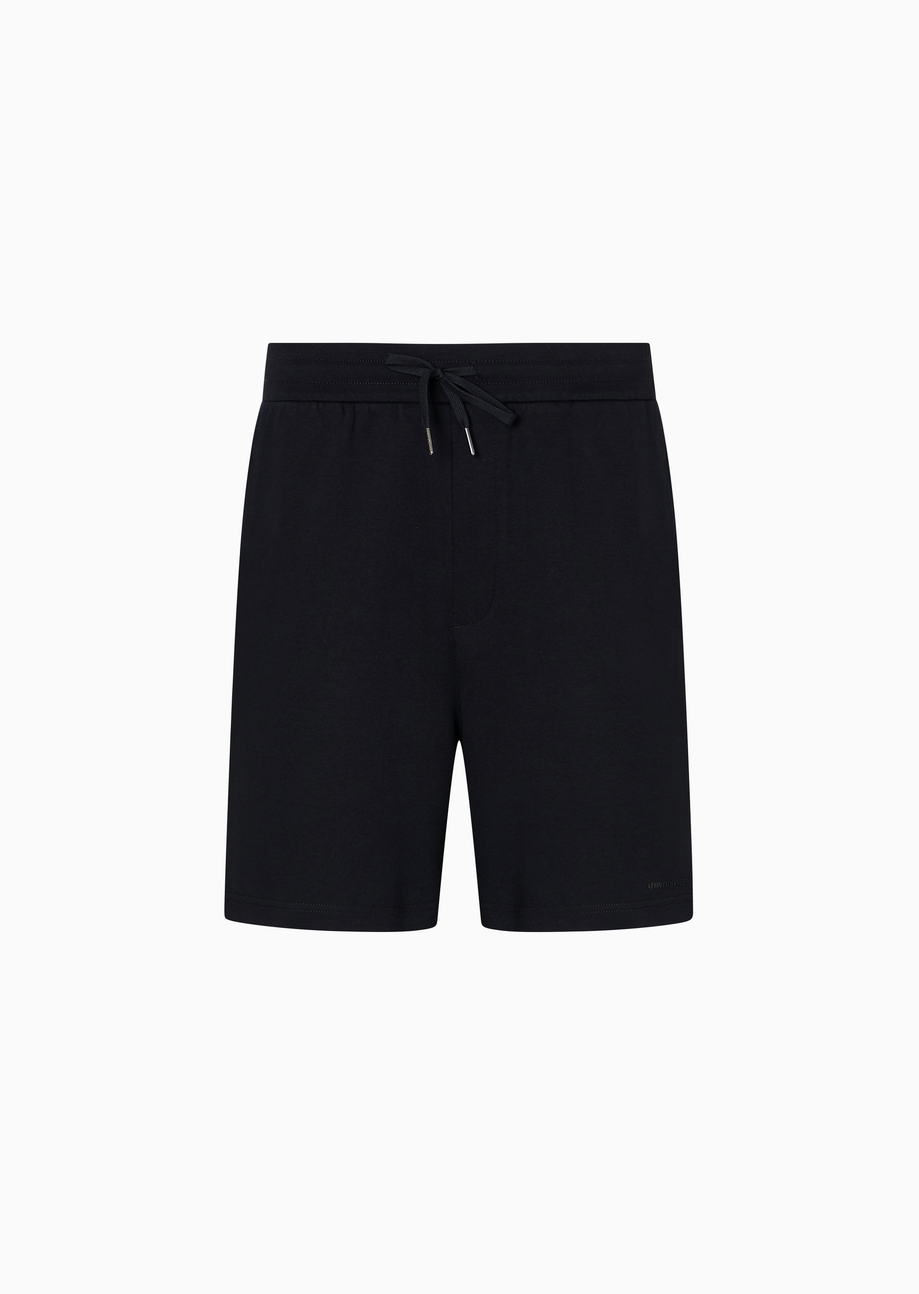 ARMANI EXCHANGE 男士全棉松紧系带直筒纯色休闲短裤