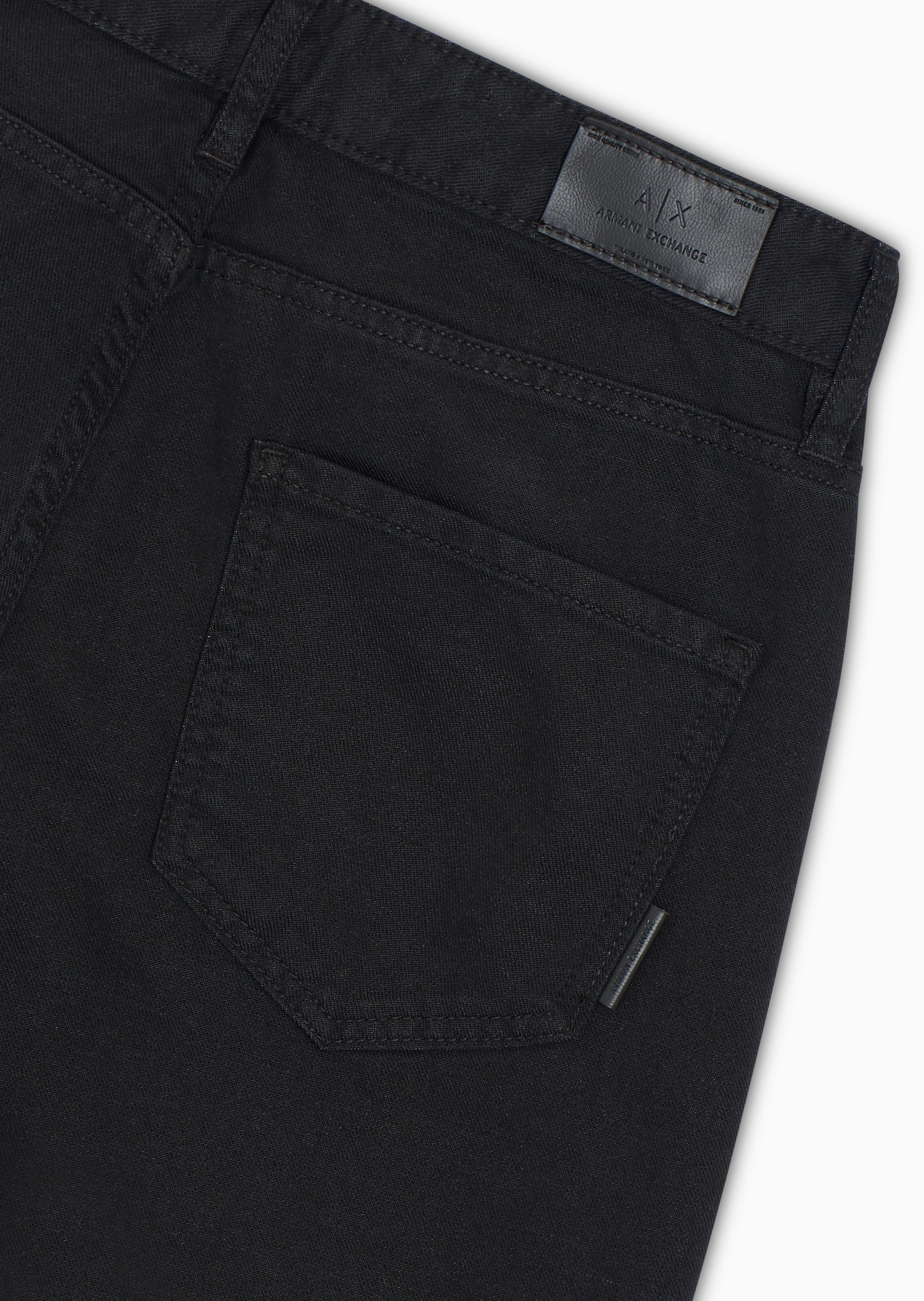 ARMANI EXCHANGE 女士棉质合身中腰九分锥形直脚牛仔裤
