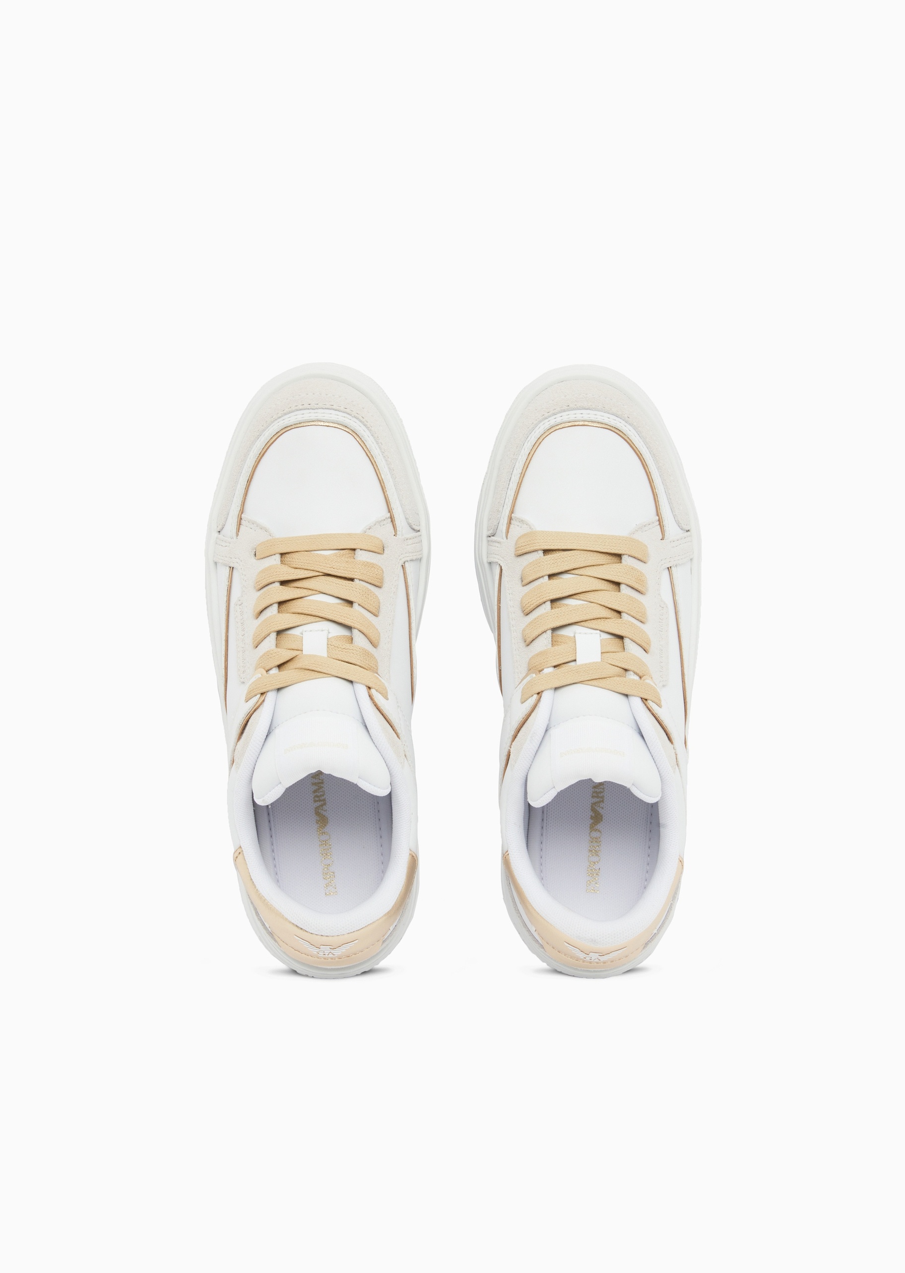 Emporio Armani 女士系带低帮板鞋休闲时尚运动鞋