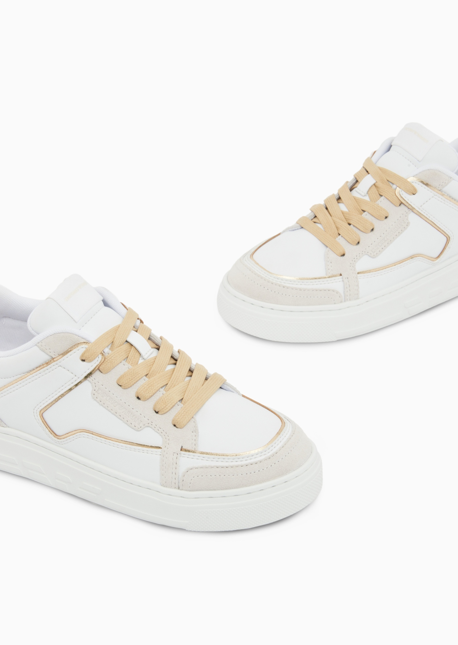 Emporio Armani 女士系带低帮板鞋休闲时尚运动鞋