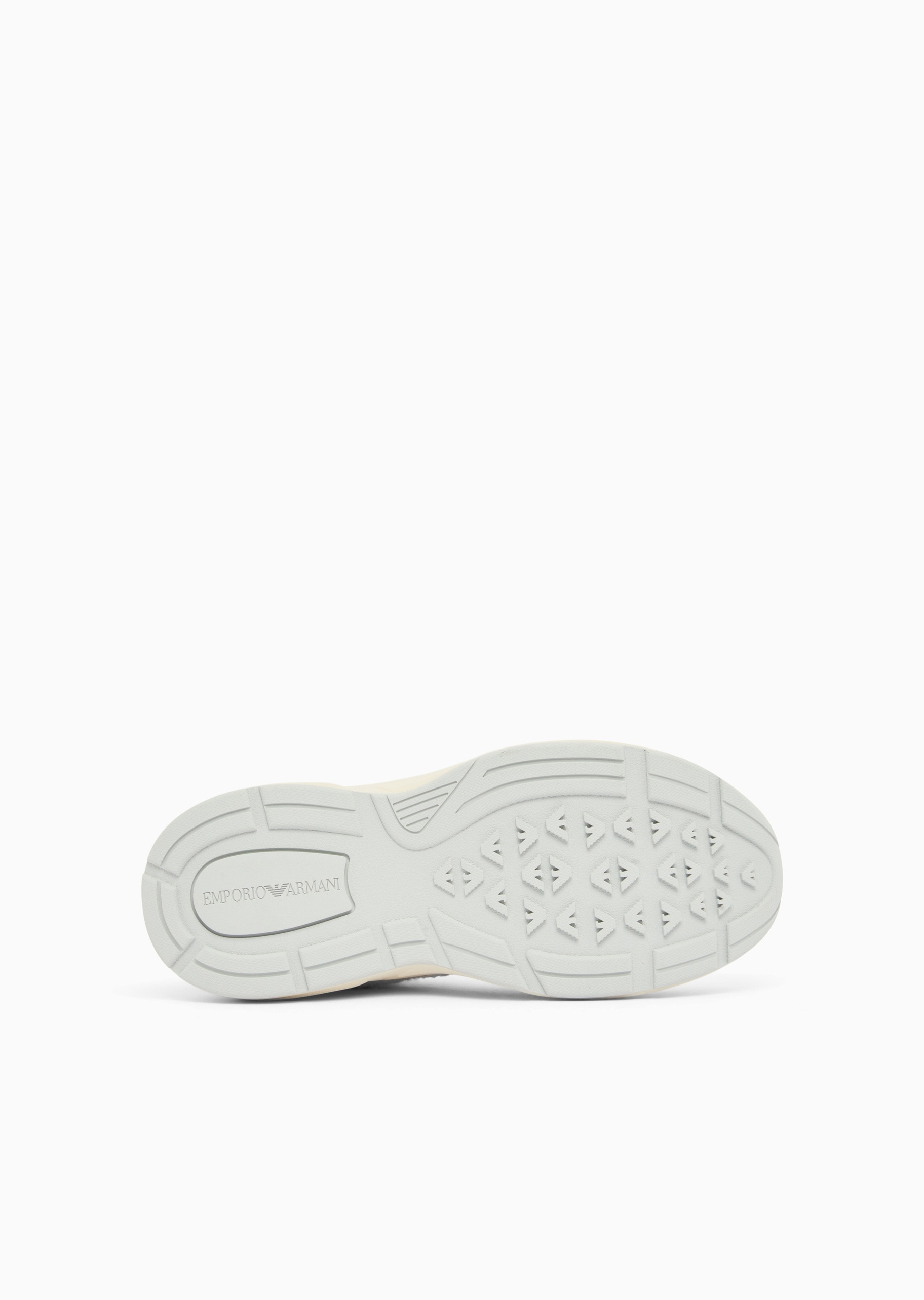 Emporio Armani 女士系带低帮厚底老爹拼接休闲运动鞋