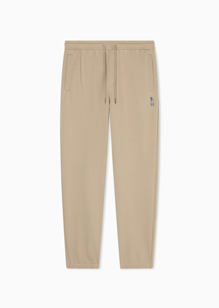 ARMANI EXCHANGE 男士纯棉宽松锥形休闲运动卫裤