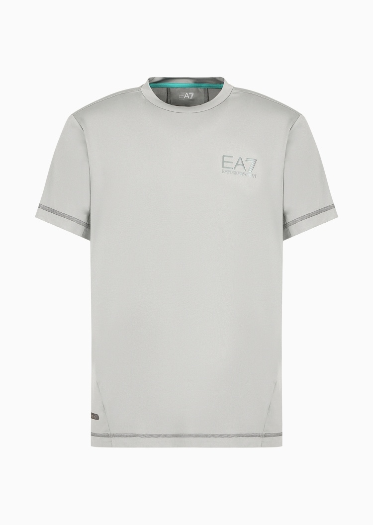 EA7 男士VENTUS7合身短袖圆领跑步T恤