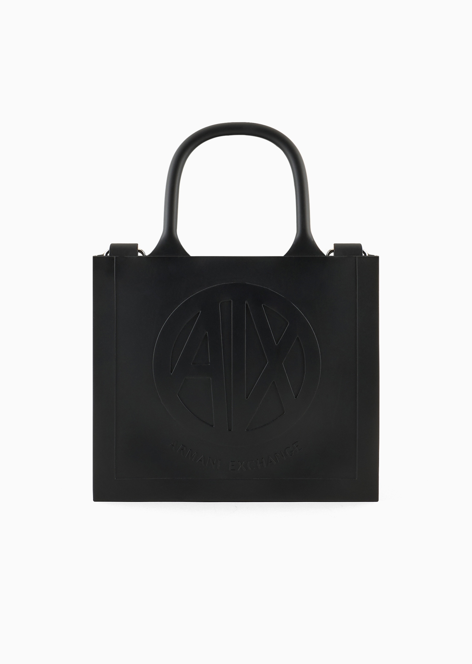 女士方形可拆肩带时尚手提斜挎托特包| 托特包-女士| ARMANI EXCHANGE  