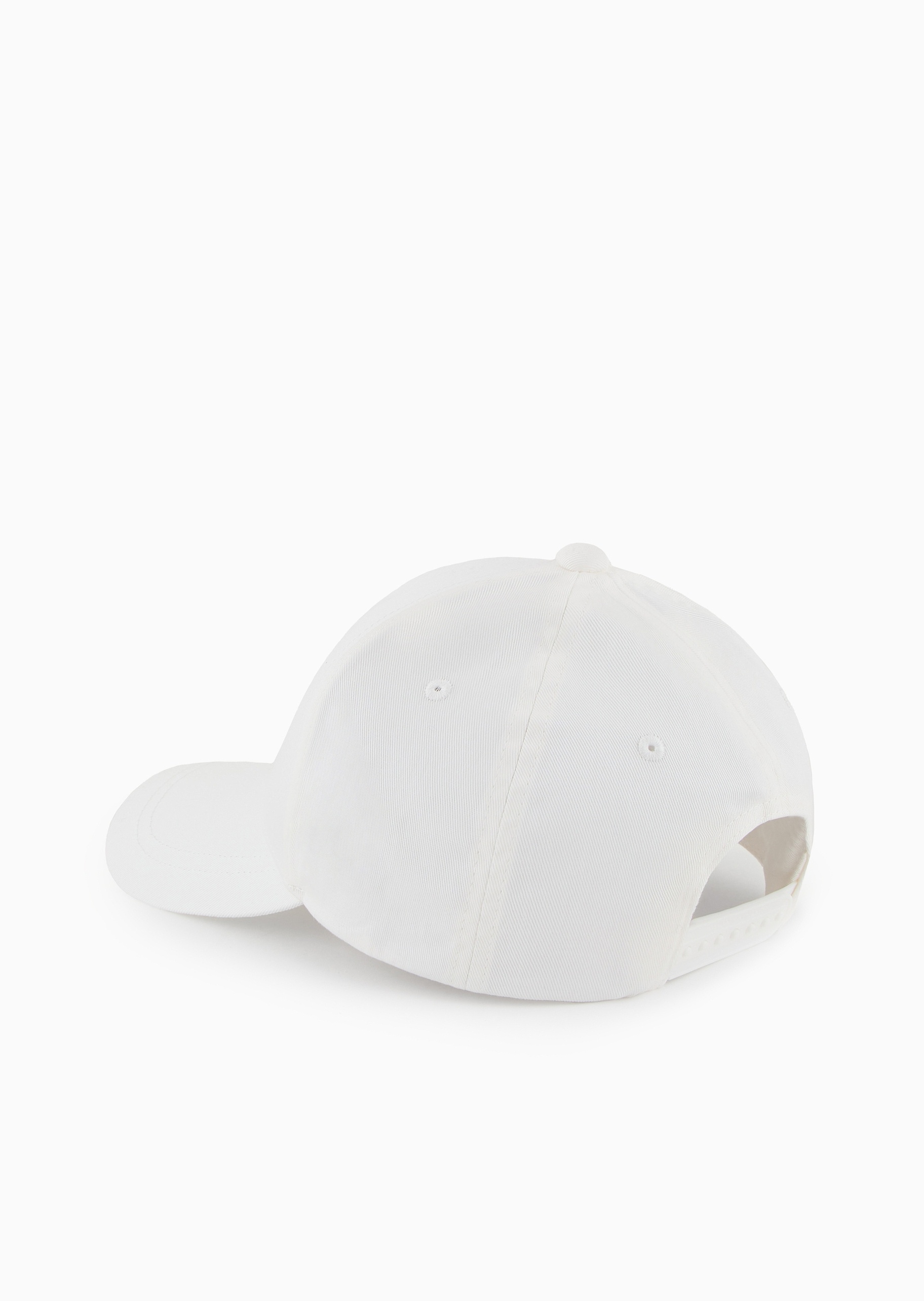 ARMANI EXCHANGE 男士纯棉排扣圆顶弯檐LOGO刺绣棒球帽