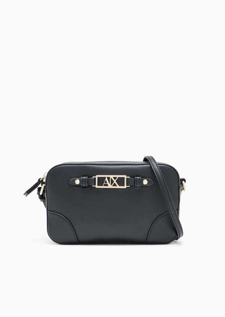 ARMANI EXCHANGE 女士拉链可拆肩带商务通勤小方包斜挎包