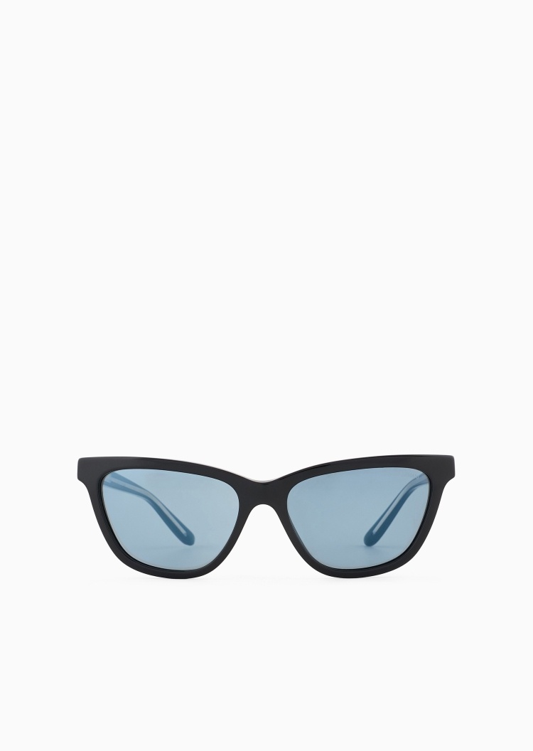 Giorgio Armani 女士猫眼形粗边框摩登前卫太阳眼镜