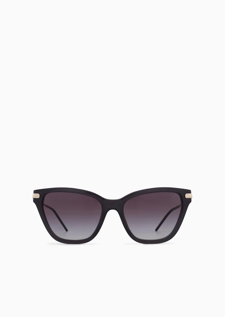Emporio Armani 女士猫眼形渐变镜片摩登优雅太阳眼镜