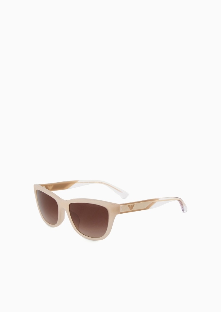 Emporio Armani 女士渐变镜片猫眼形复古摩登太阳眼镜
