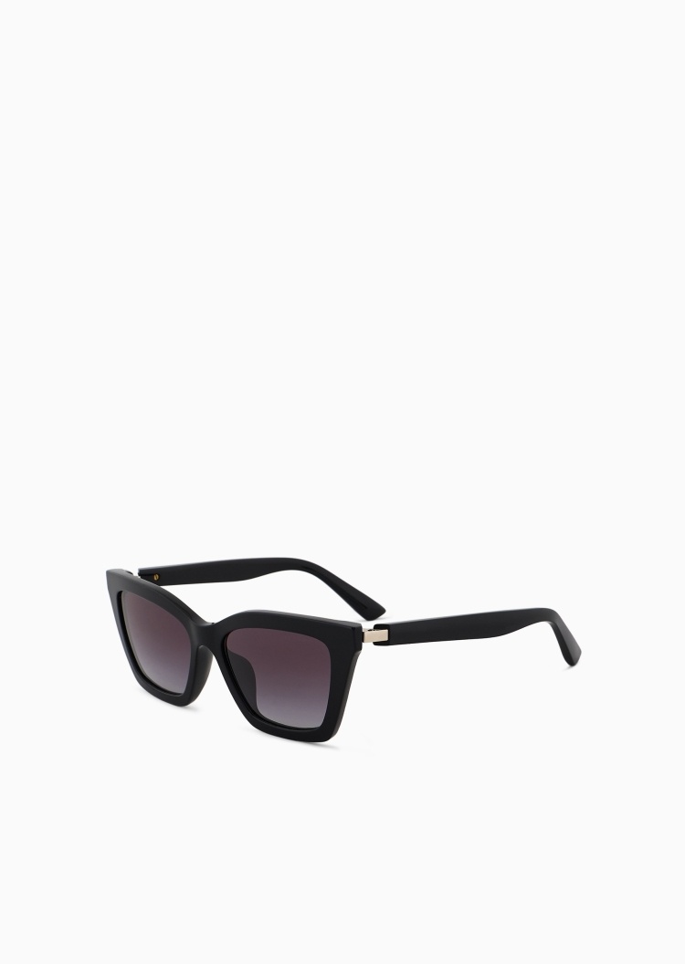 Emporio Armani 女士蝴蝶形粗边框渐变镜片太阳眼镜