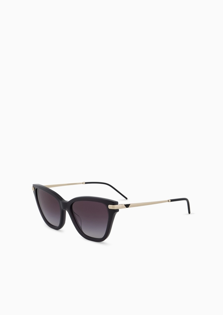 Emporio Armani 女士猫眼形渐变镜片摩登优雅太阳眼镜