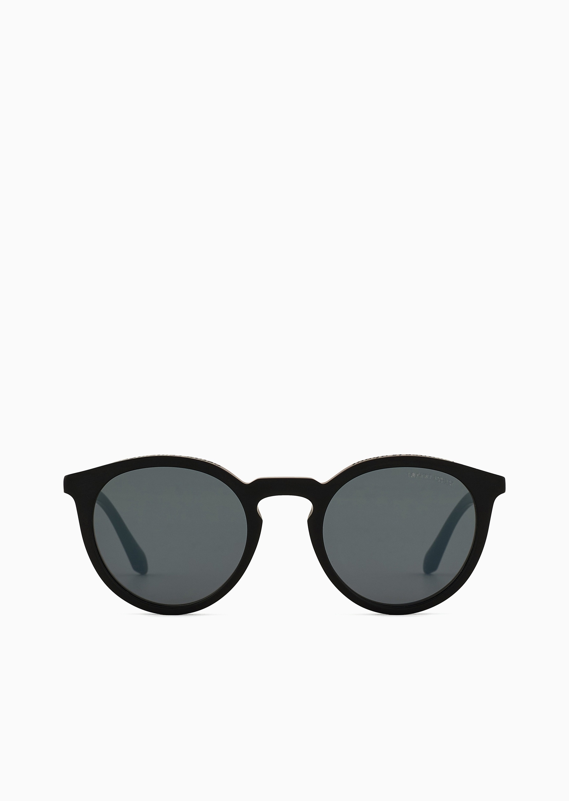 Giorgio Armani 男士圆形哑光边框时尚简约太阳眼镜