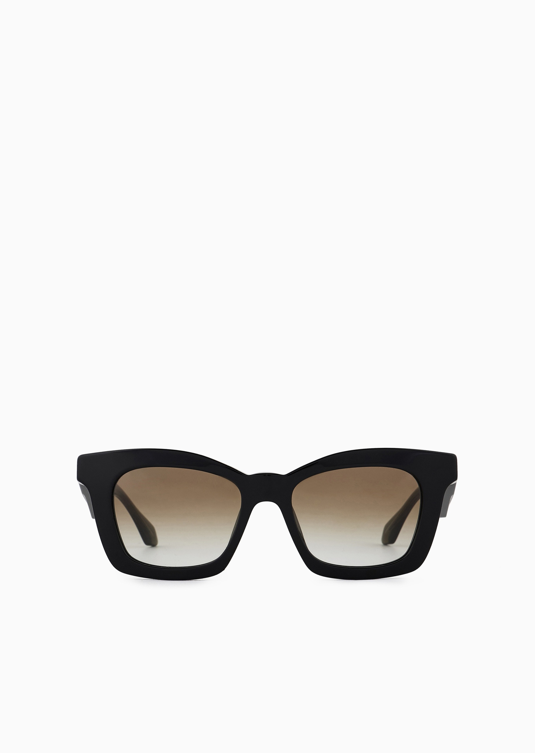 Giorgio Armani 女士蝴蝶形粗边框加宽镜腿太阳眼镜