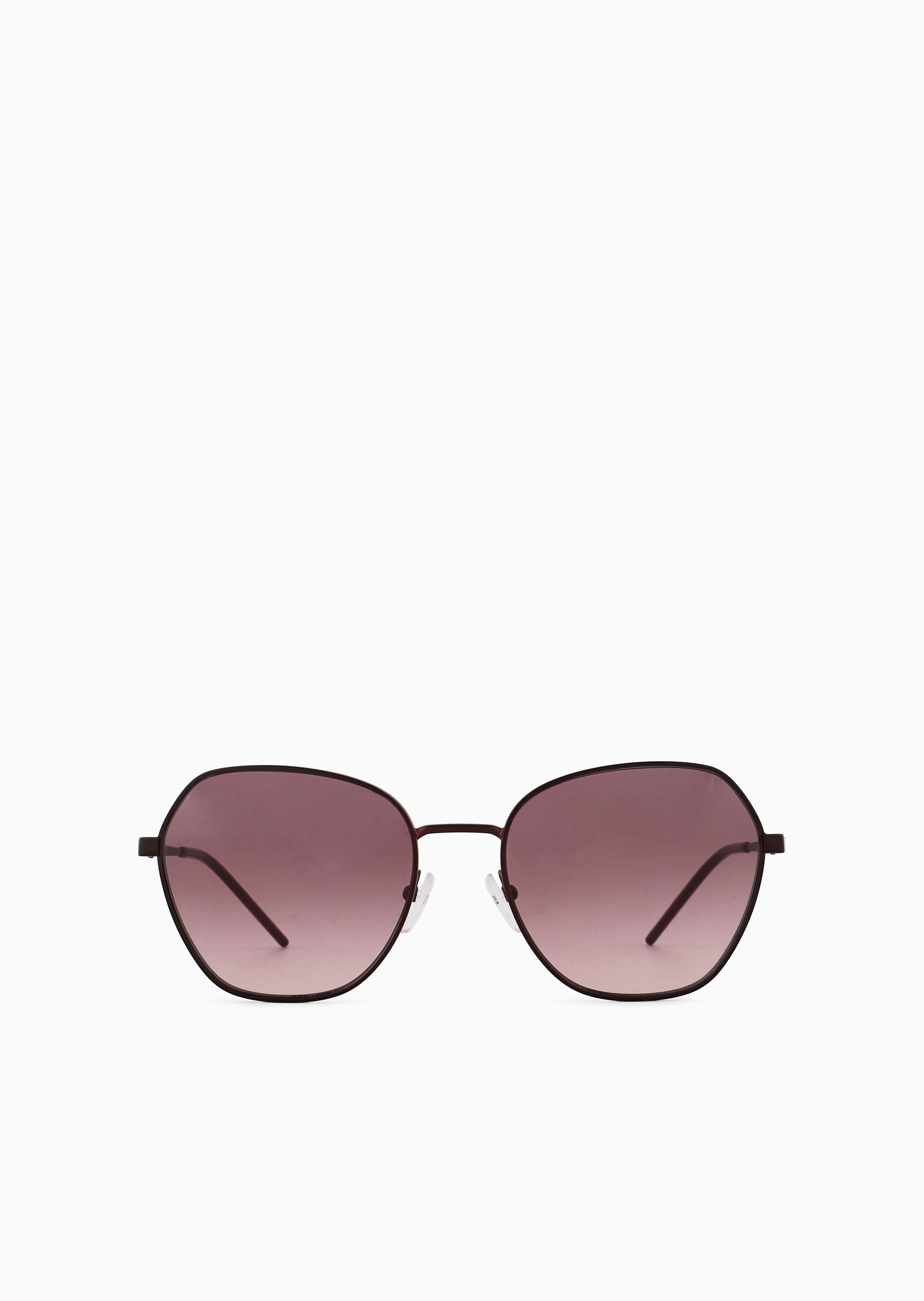 Emporio Armani 女士不规则形细框渐变镜片太阳眼镜