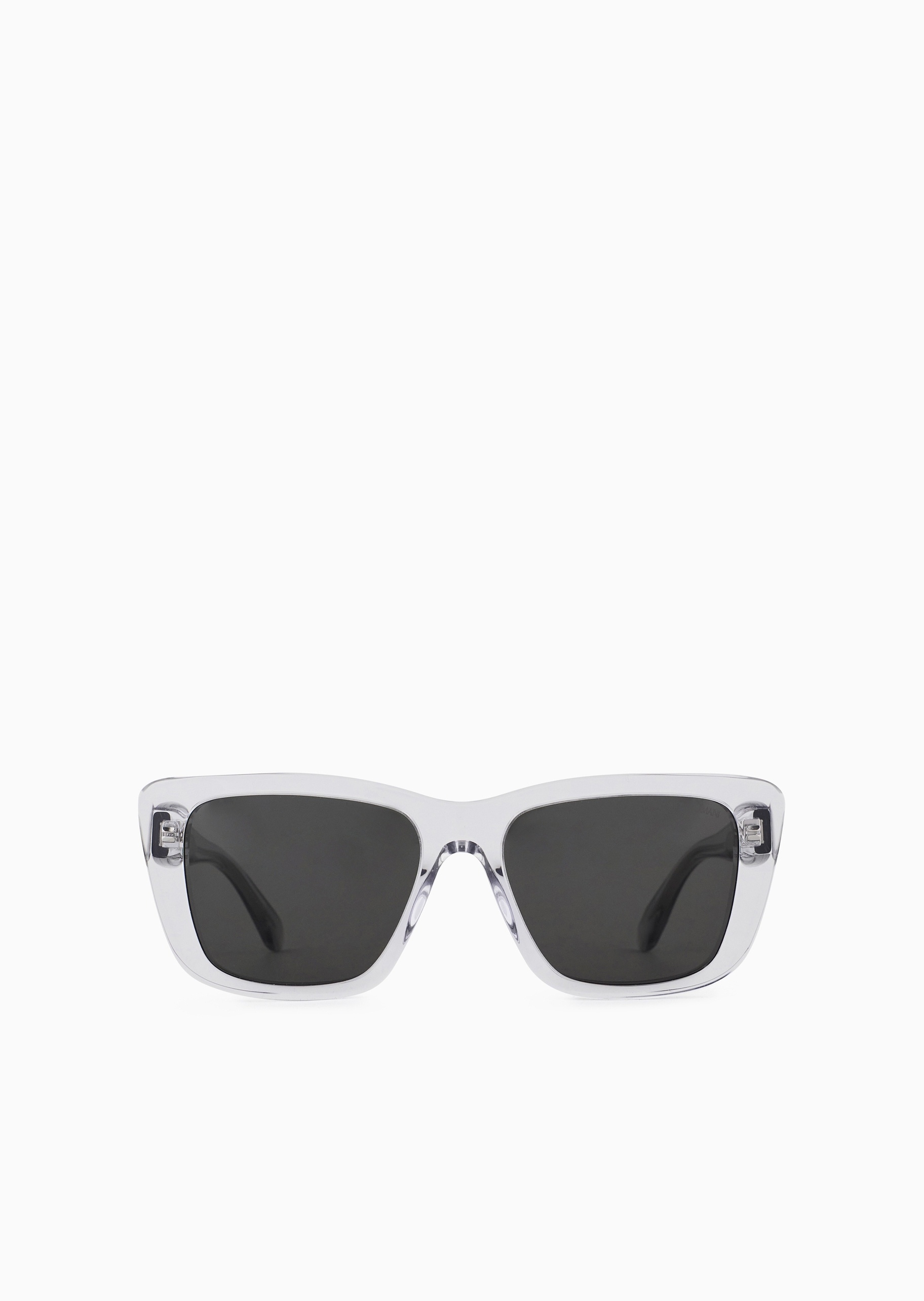 Emporio Armani 女士猫眼形透明粗框清新时尚太阳眼镜
