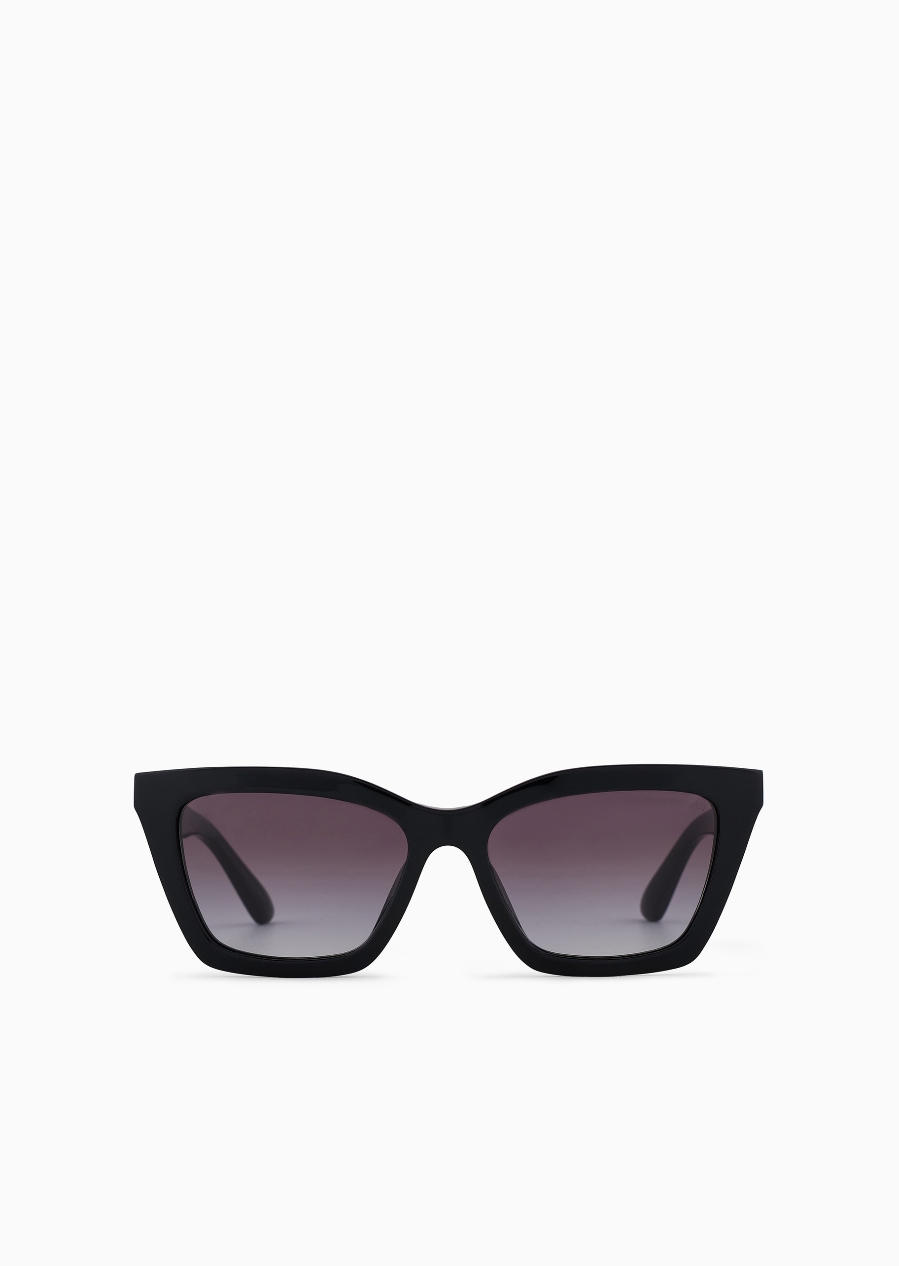 Emporio Armani 女士蝴蝶形粗边框渐变镜片太阳眼镜