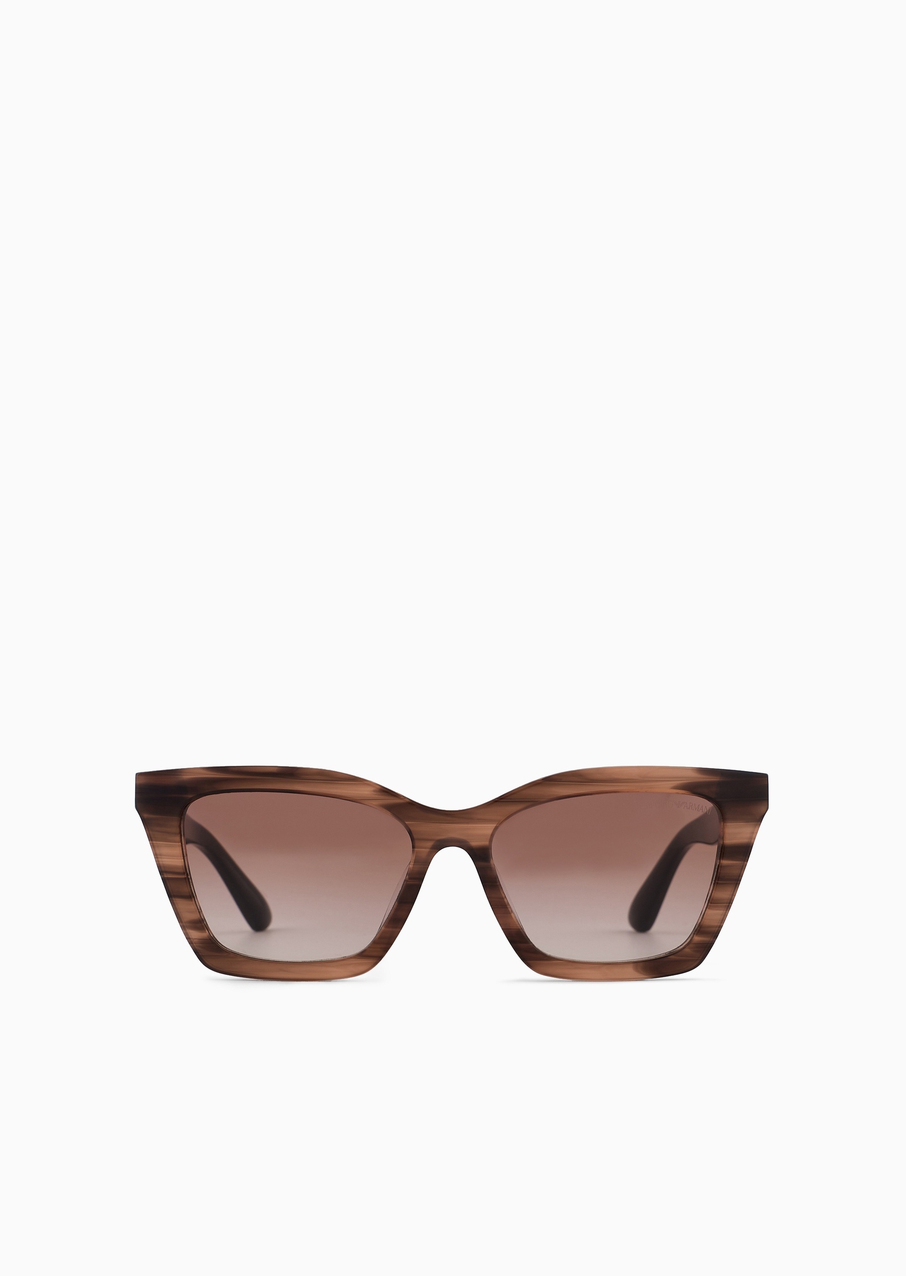 Emporio Armani 女士蝴蝶形粗边框渐变镜片太阳眼镜