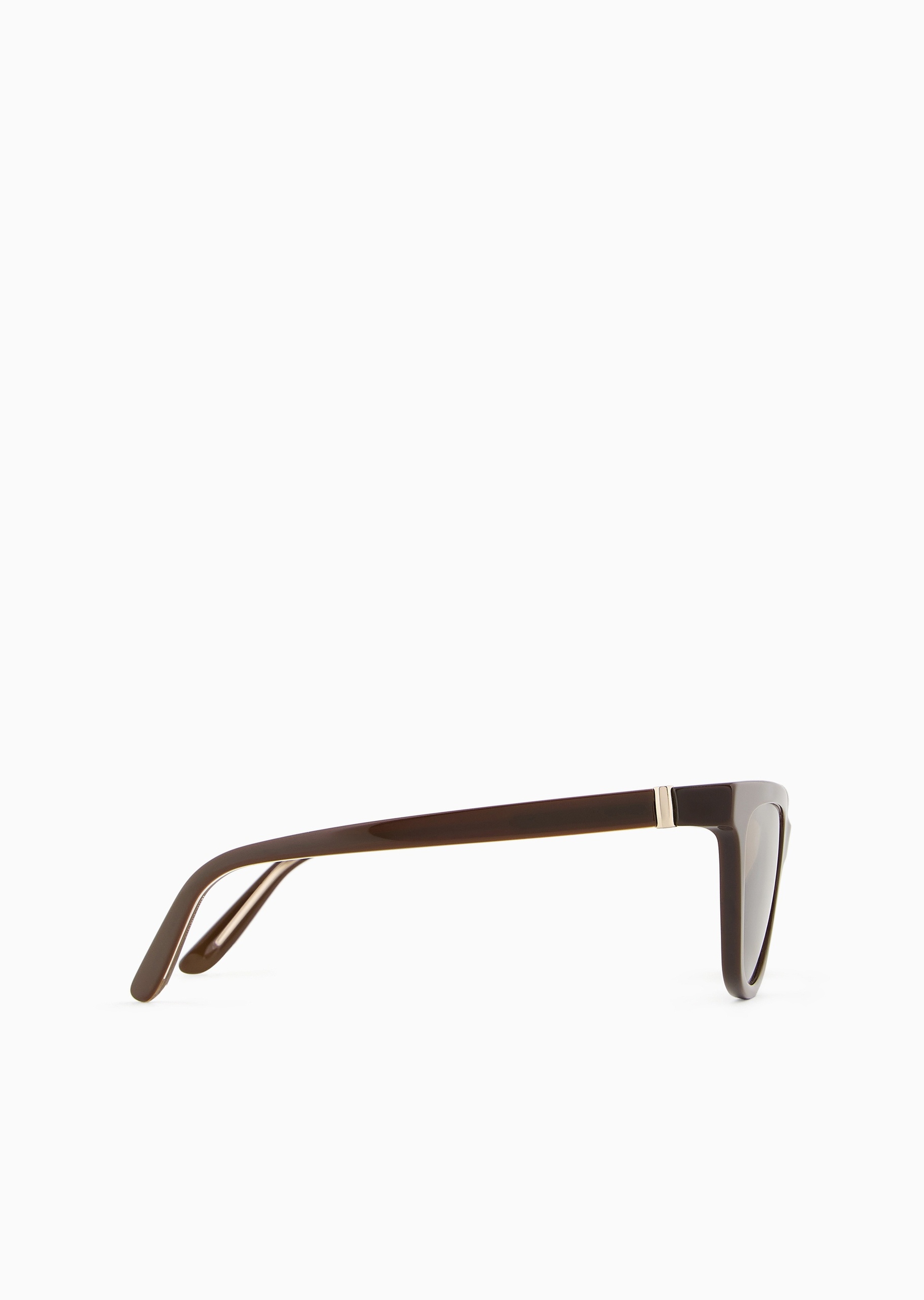 Giorgio Armani 女士猫眼形粗边框摩登前卫太阳眼镜