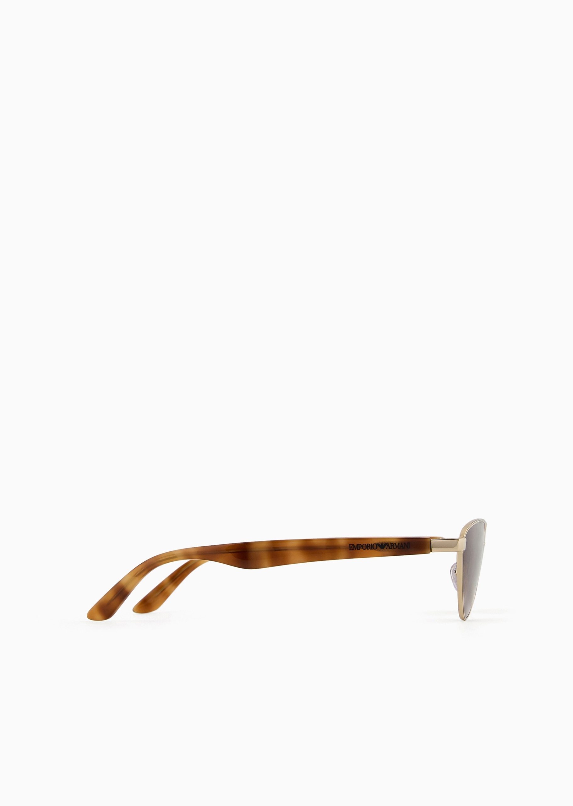 Emporio Armani 女士不规则形细框个性前卫太阳眼镜