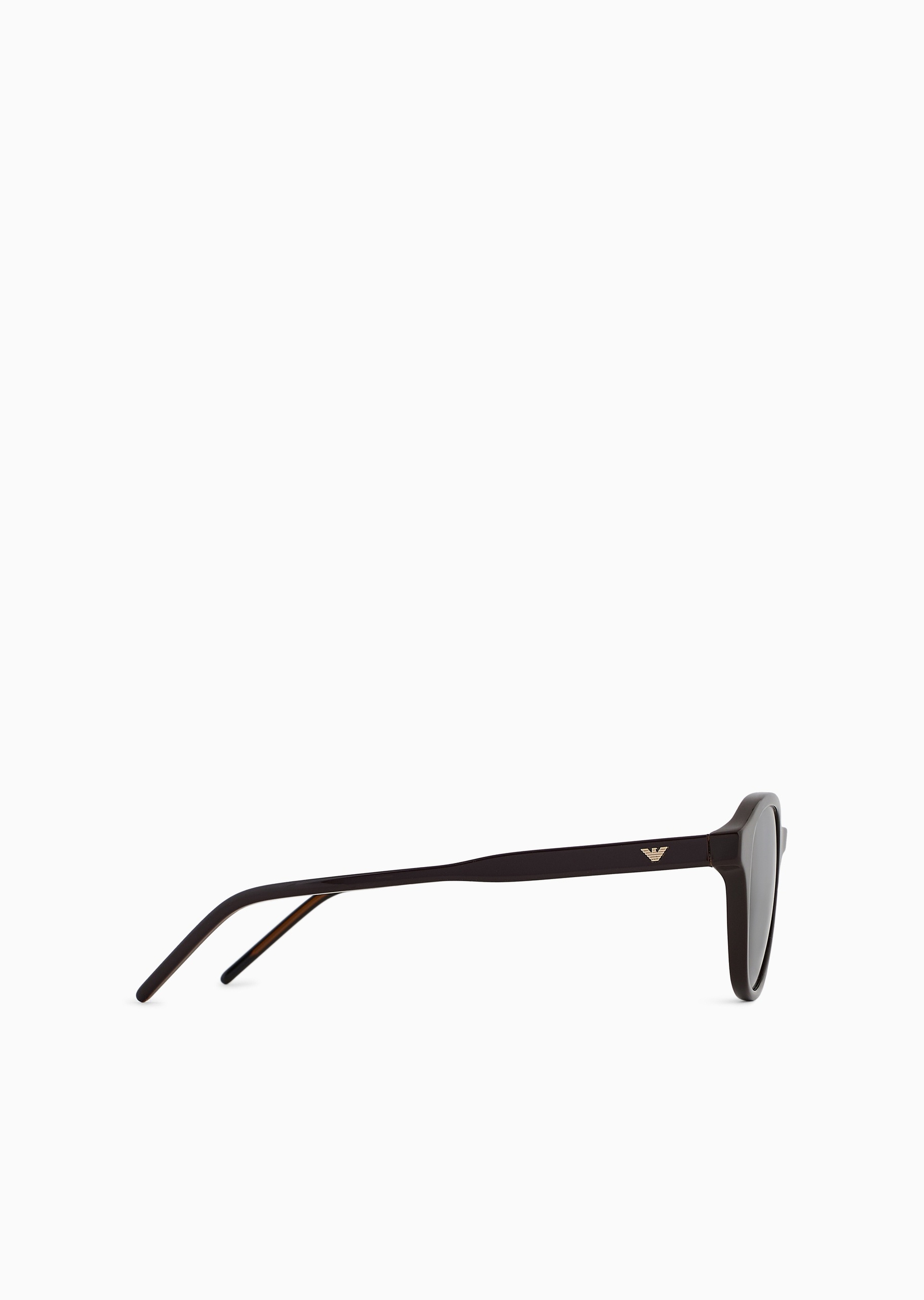 Emporio Armani 男士圆形边框时尚都市遮阳太阳眼镜