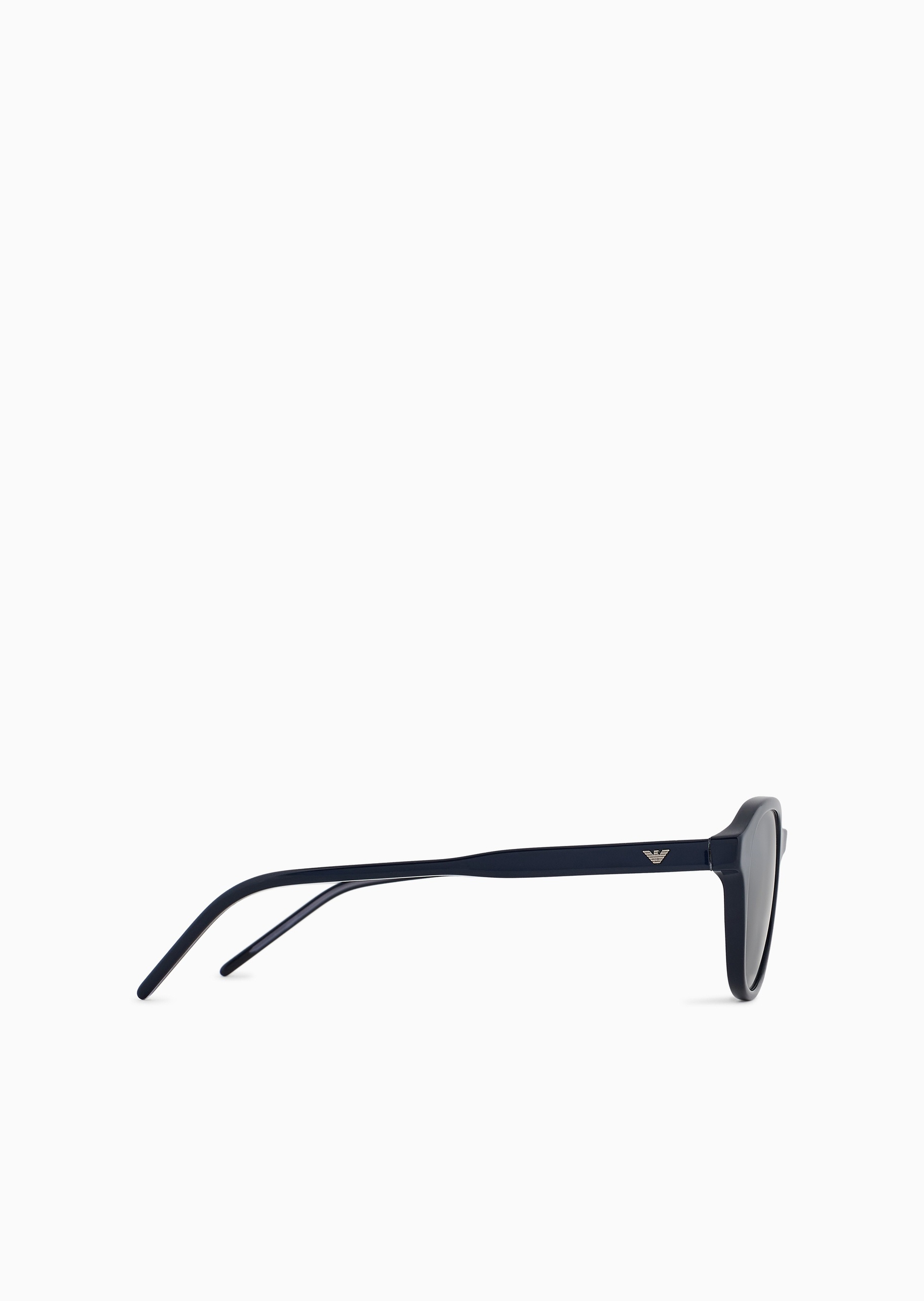 Emporio Armani 男士圆形边框时尚都市遮阳太阳眼镜