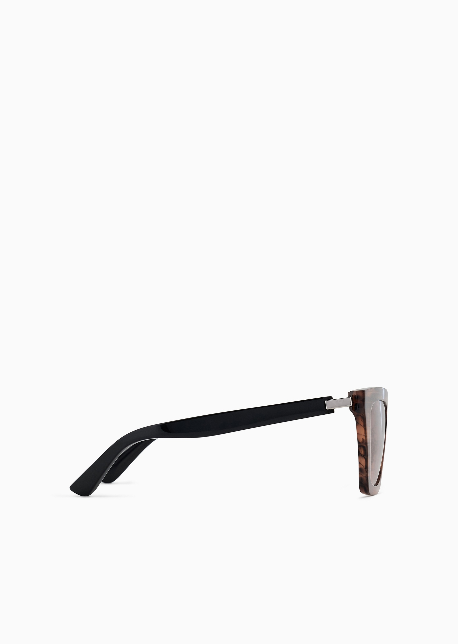 Emporio Armani 女士蝴蝶形粗边框渐变镜片太阳眼镜