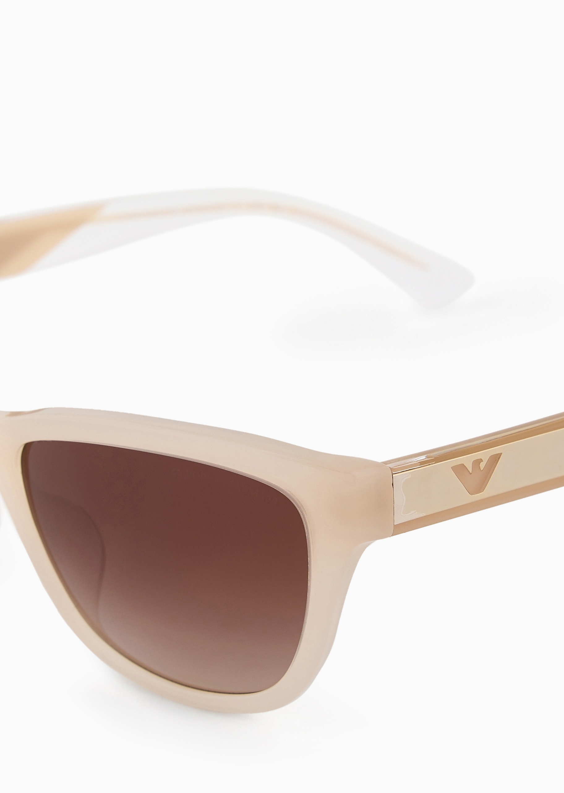 Emporio Armani 女士渐变镜片猫眼形复古摩登太阳眼镜