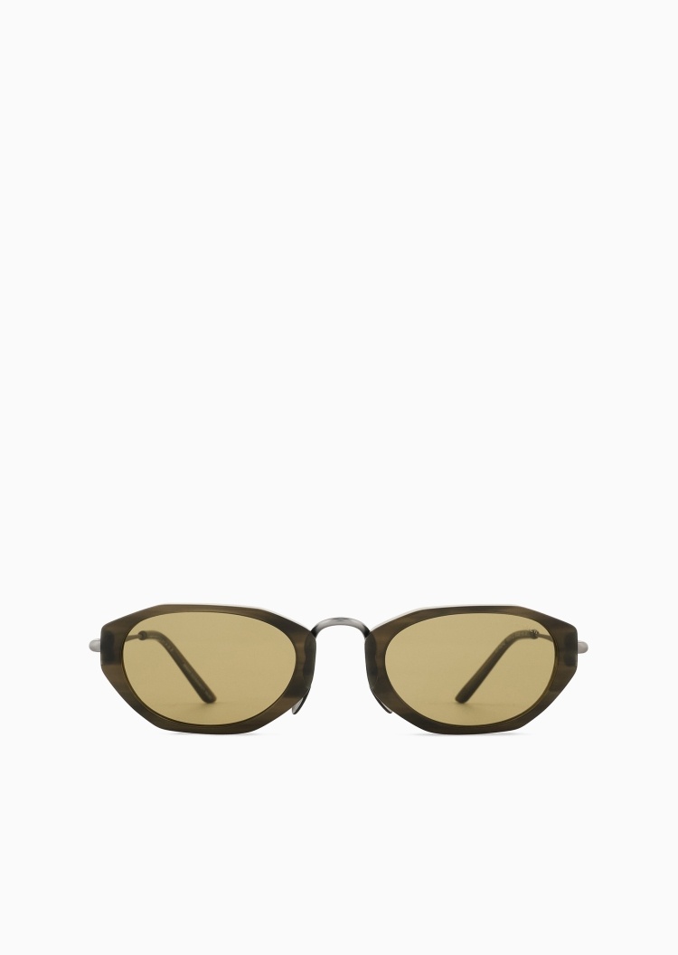 Giorgio Armani 男士不规则形小框时尚潮流太阳眼镜