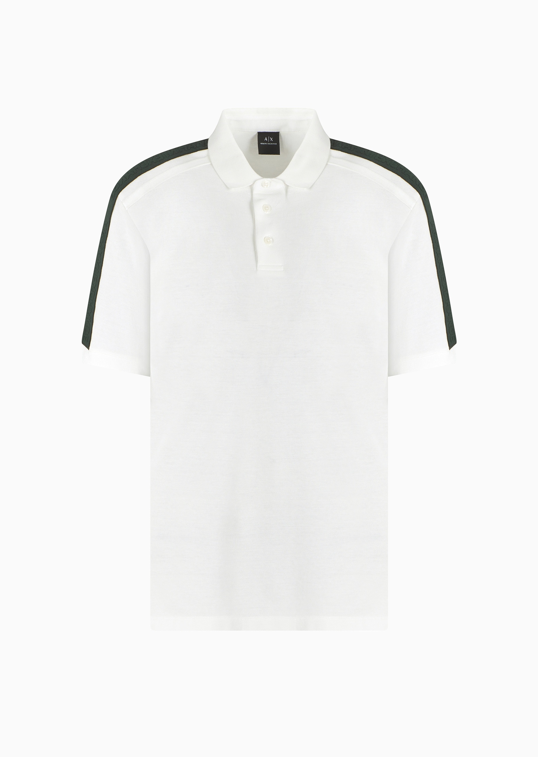 ARMANI EXCHANGE 男士全棉合身短袖翻领休闲多色Polo衫